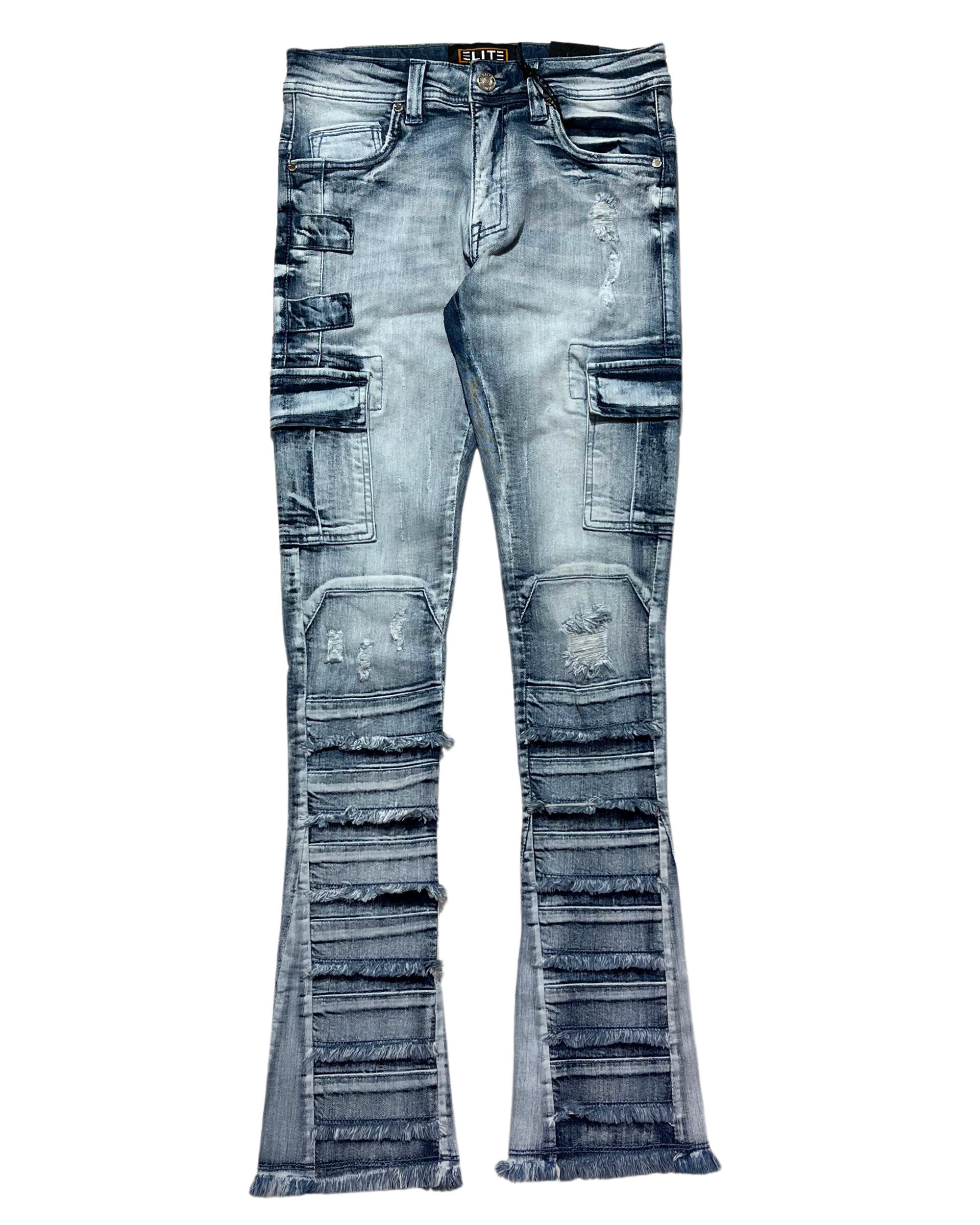 Mens Stacked Jeans 19380