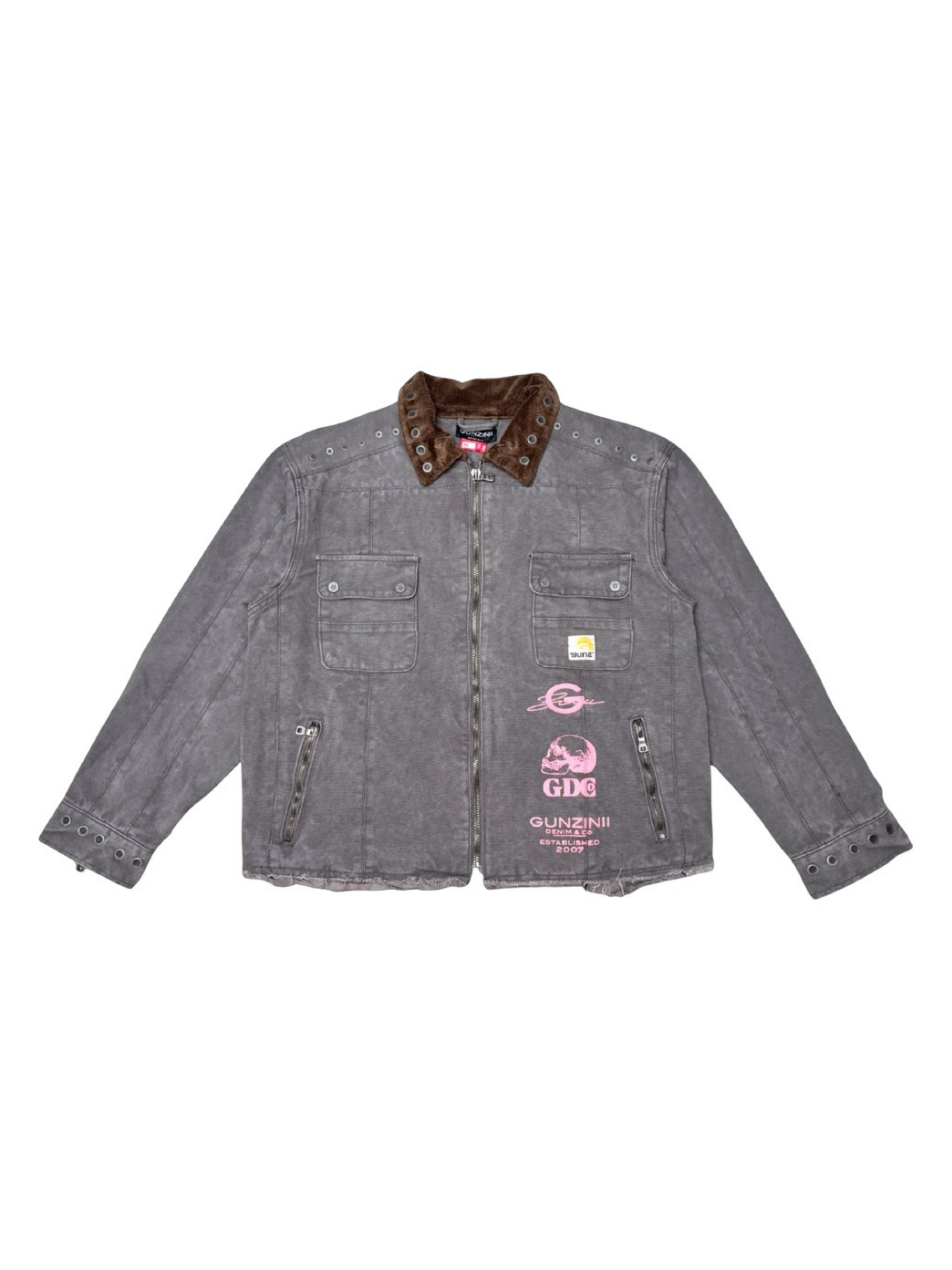 Mens Respected Canvas Zip Jacket