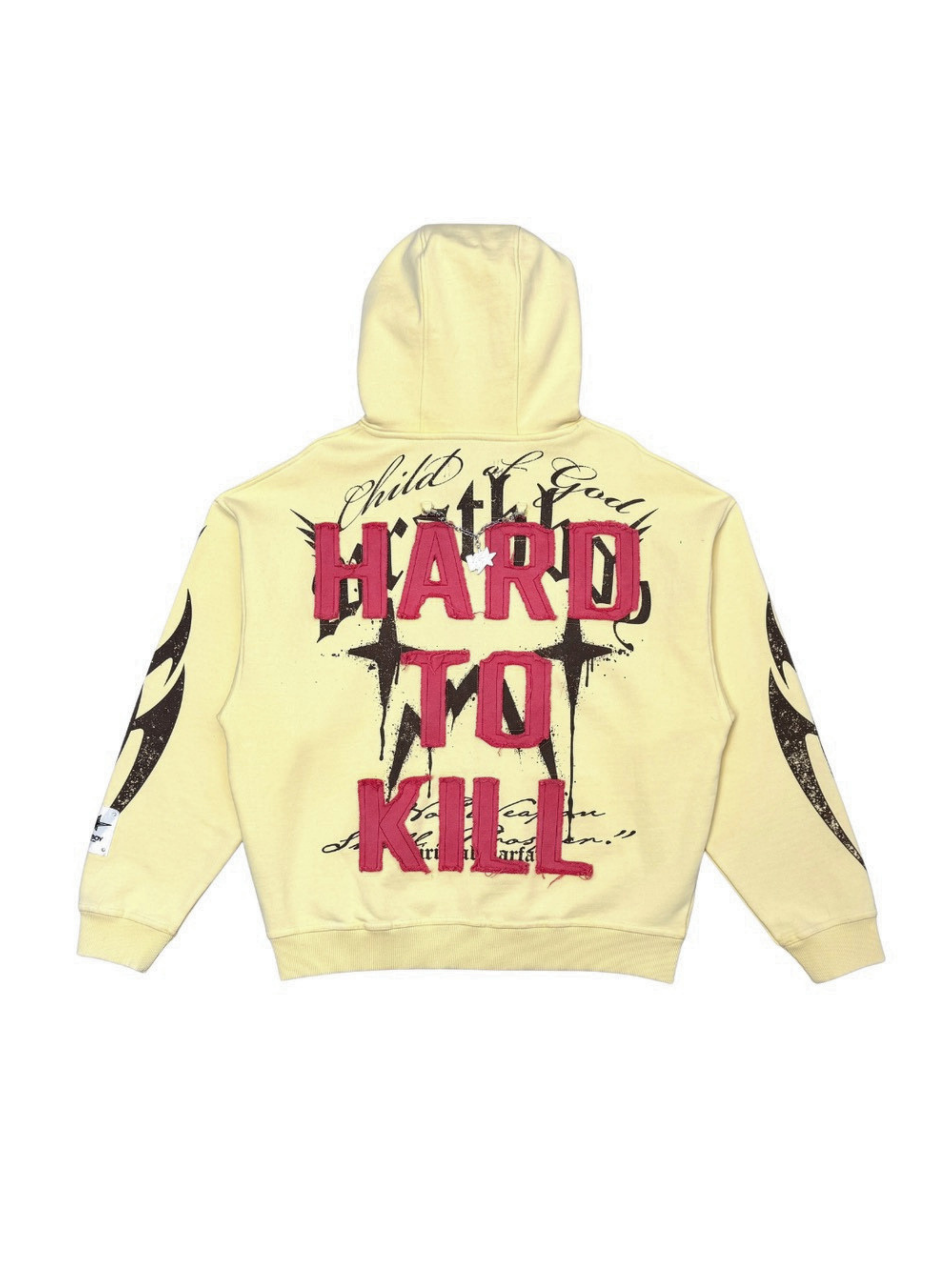 Mens Spiritual Warfare Zip Front Hoodie