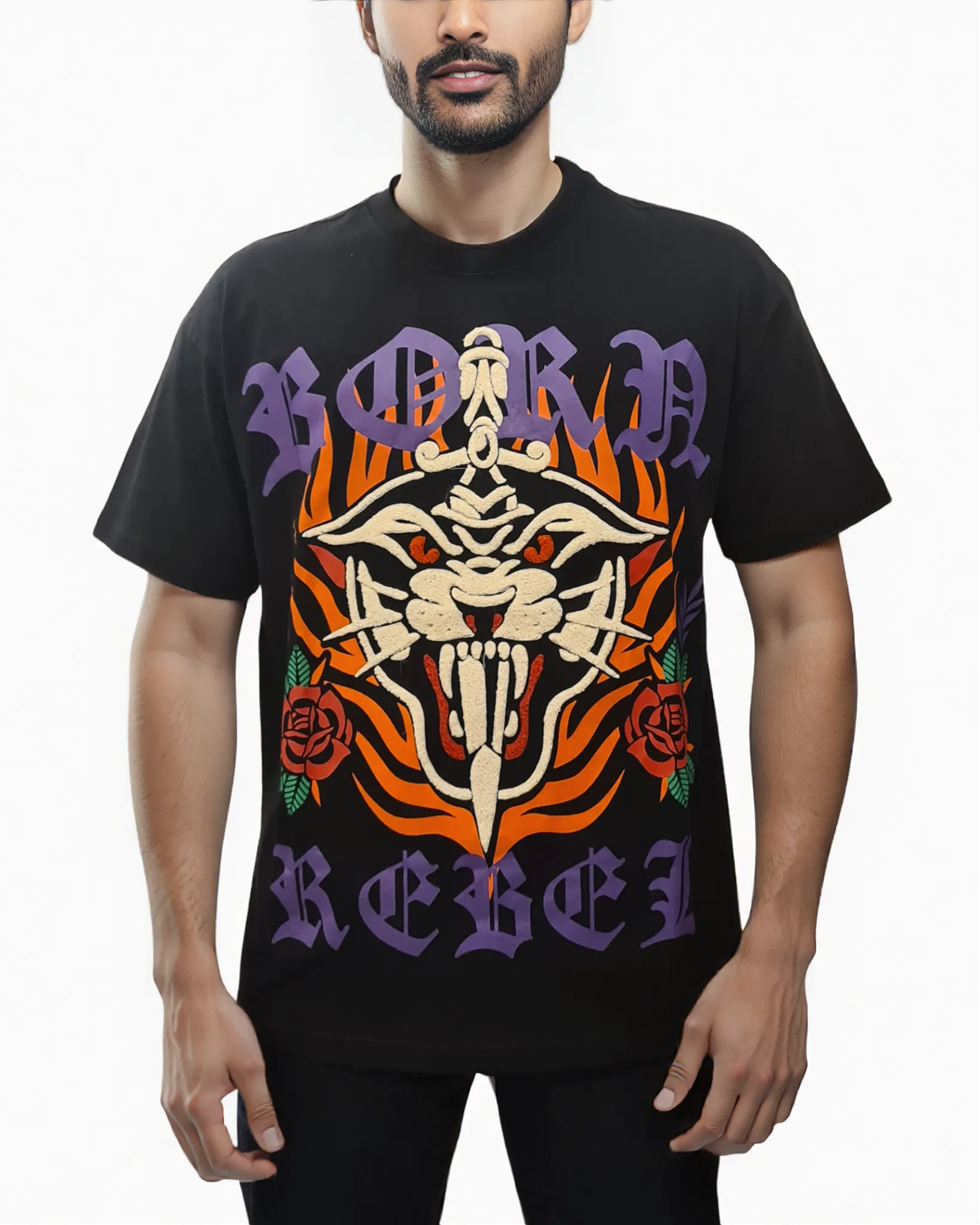 Mens Tiger Emoji Shirt