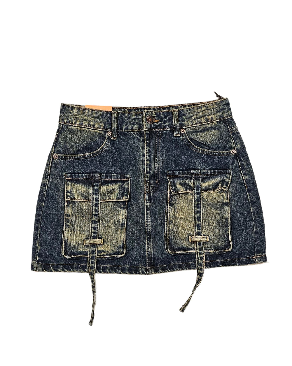 Womens Twill Cargo Skirt