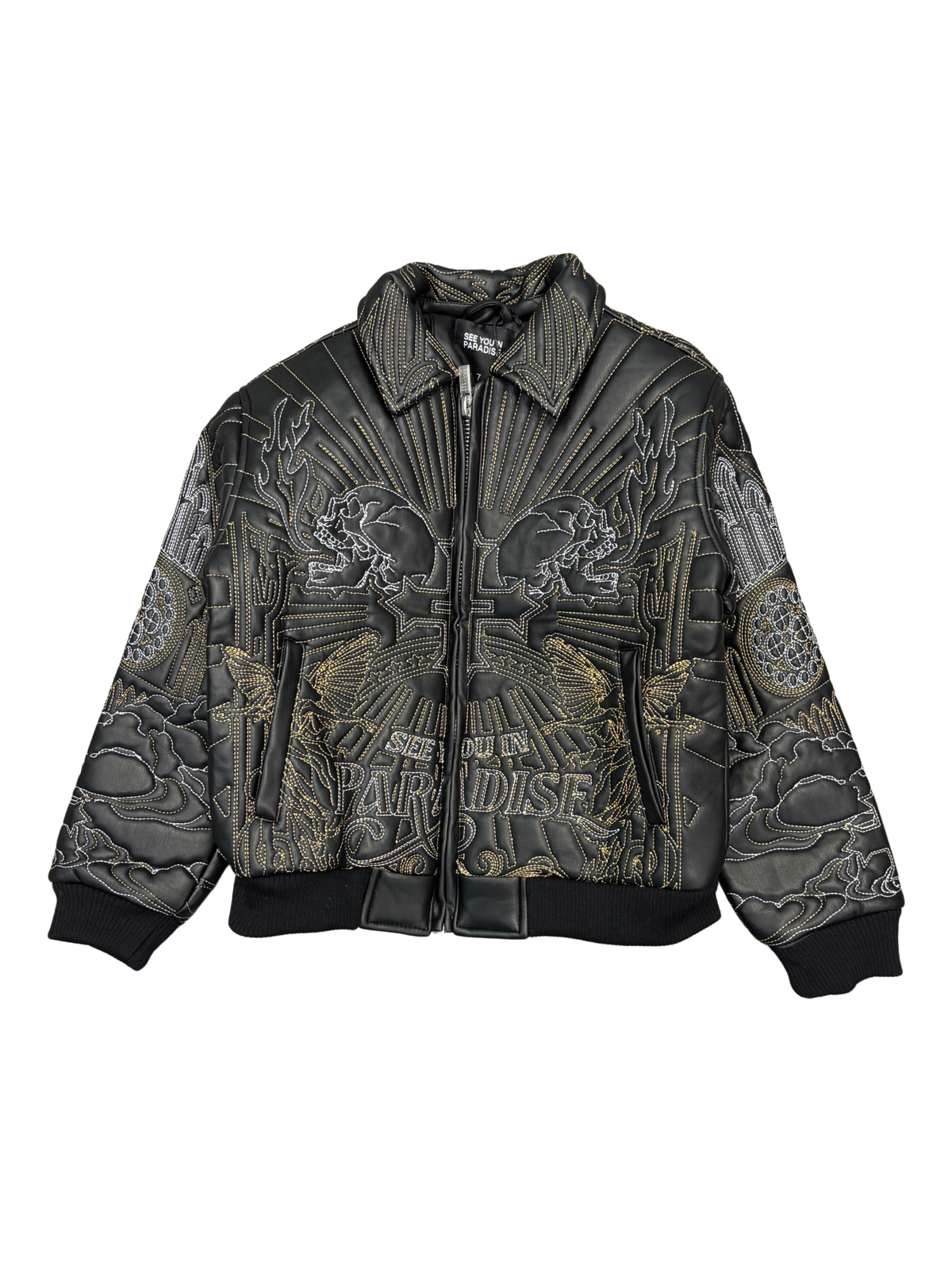 Kids Double Skull Zipped Jacket
