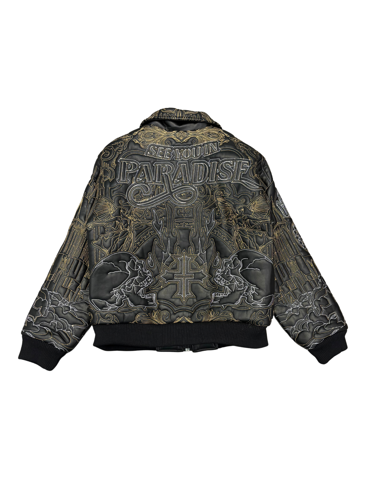 Kids Double Skull Zipped Jacket