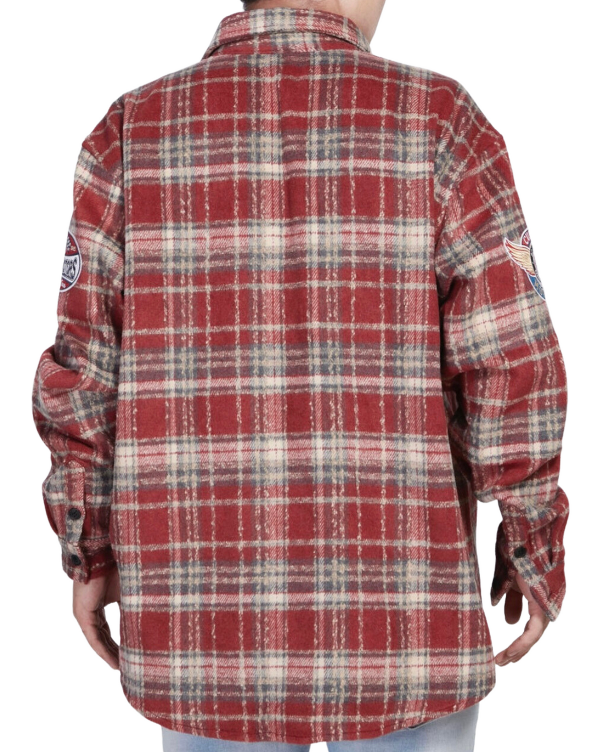 Mens Flannel Speedmotors Patch Shirt