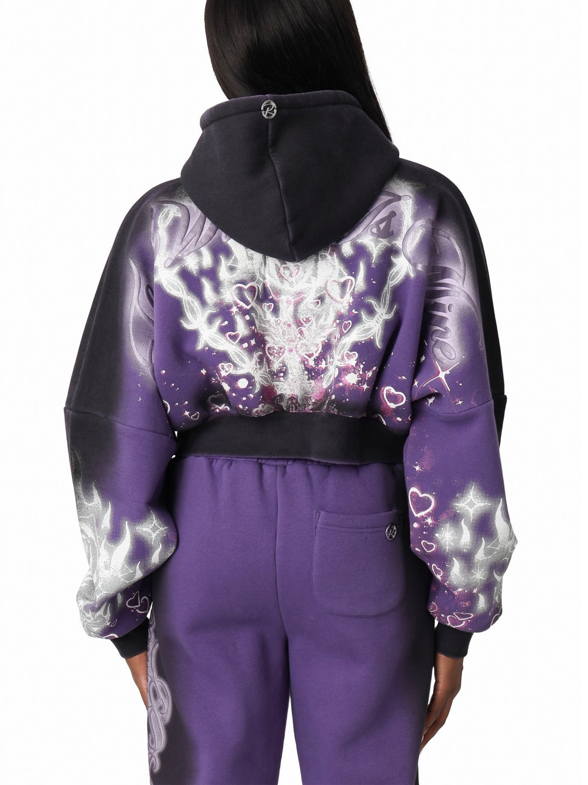 Womens Ambition Crop Hoodie