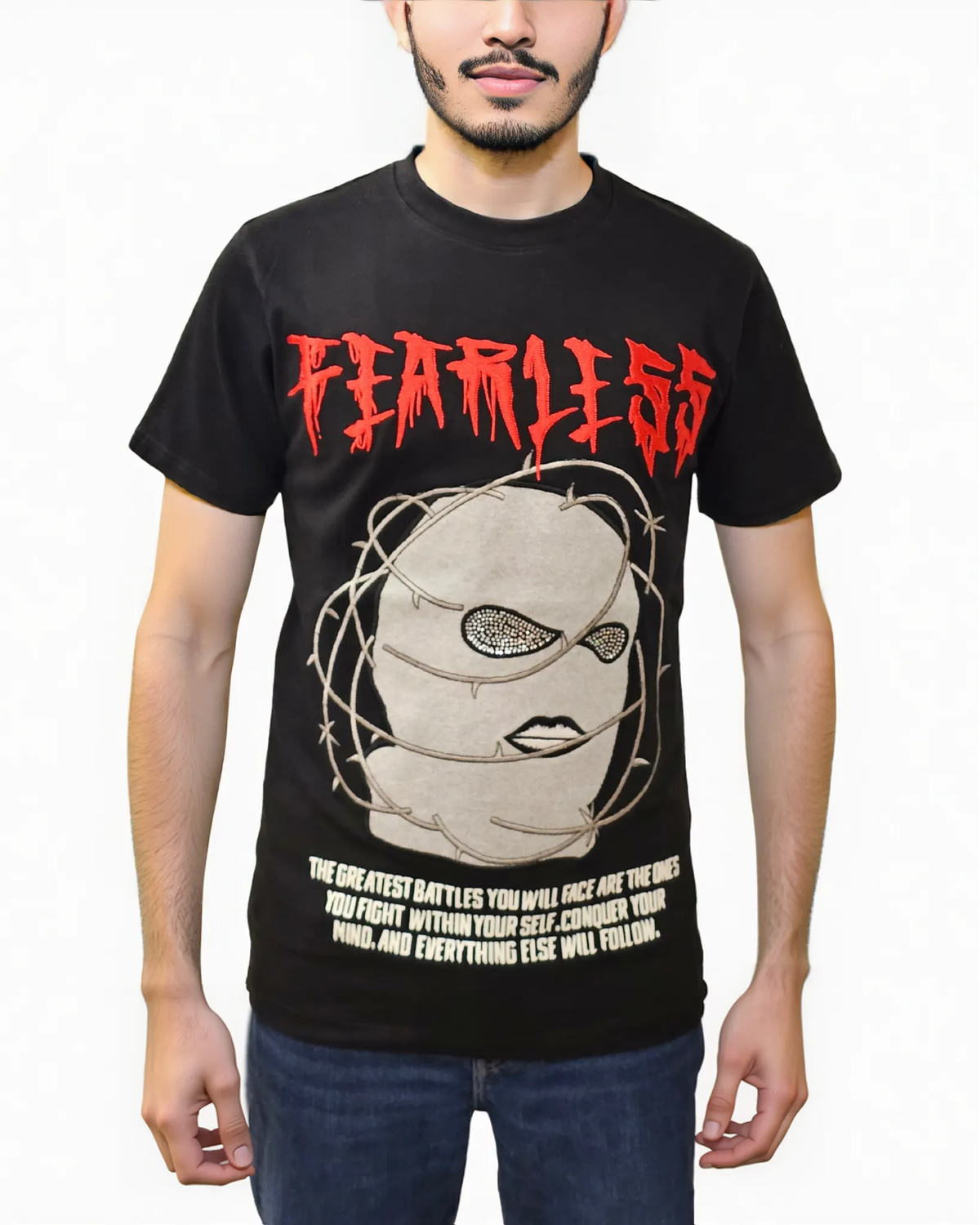 Mens Fearless Mask Shirt 80711