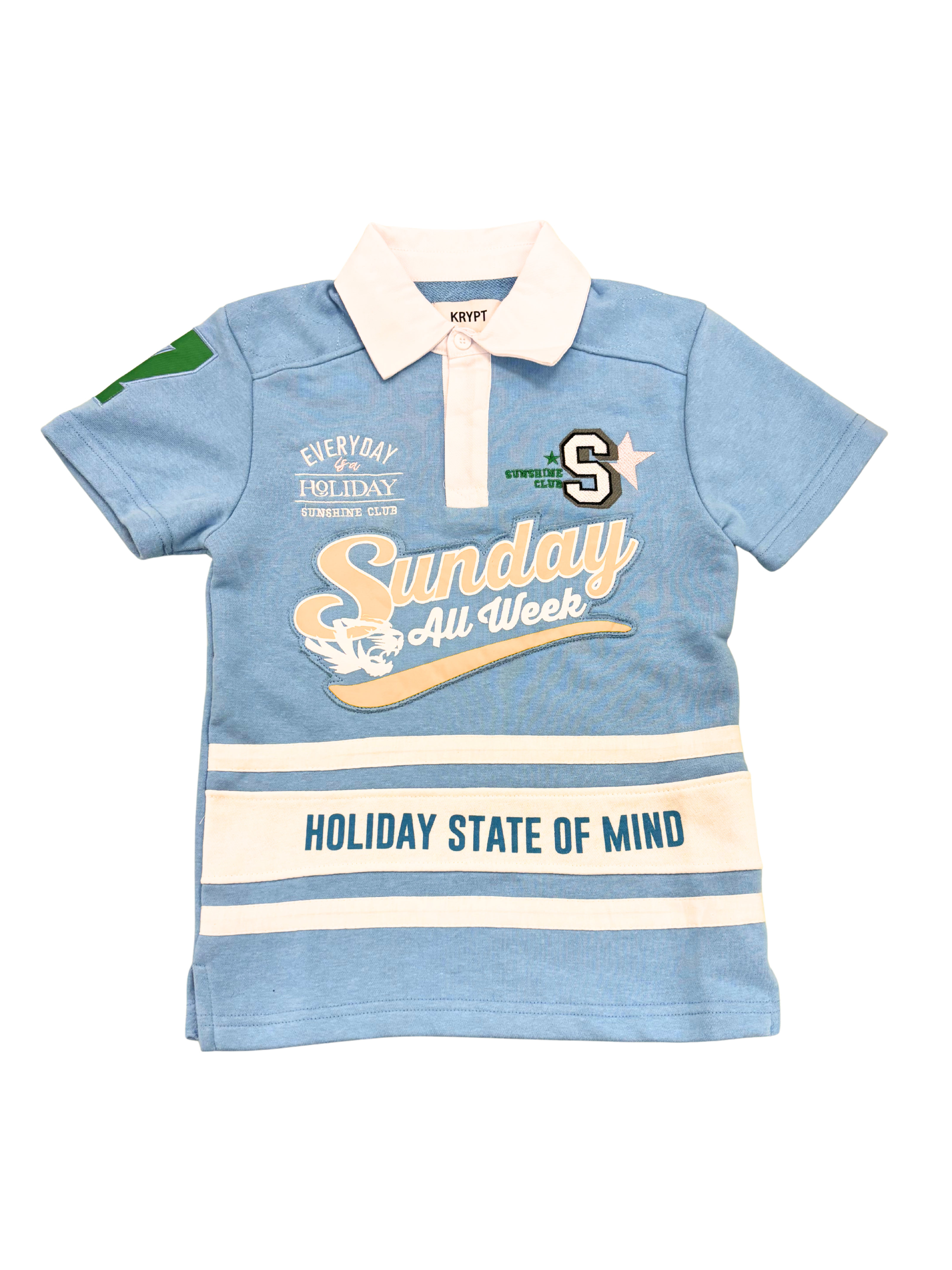 Kids Sunday Sunshine Polo Shirt