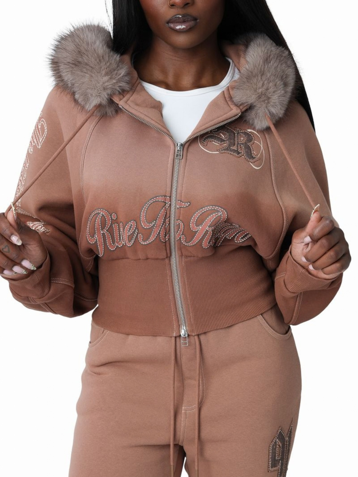 Womens Rise To Reign Zip Hoodie
