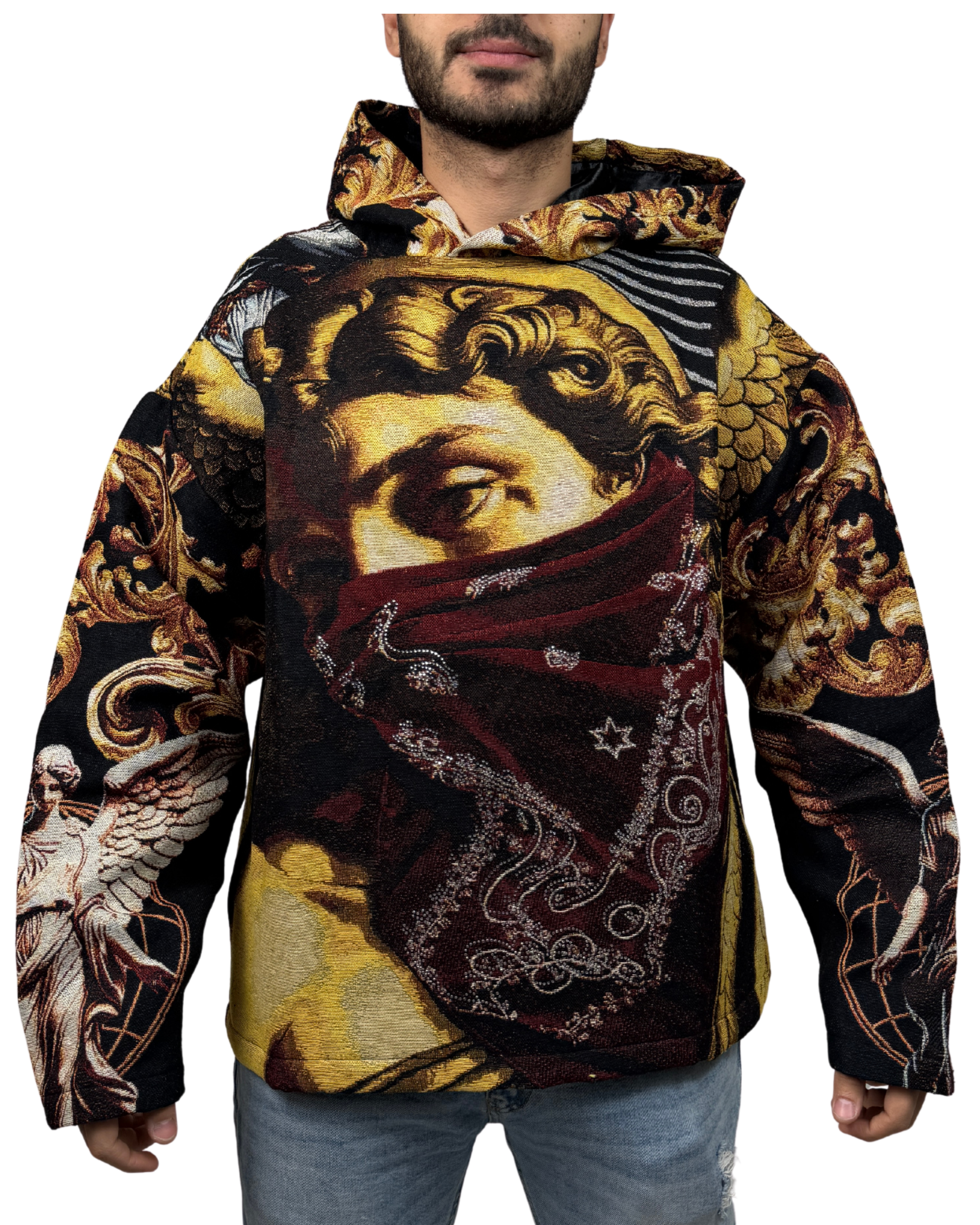 Mens Face Of Girl Hoodie