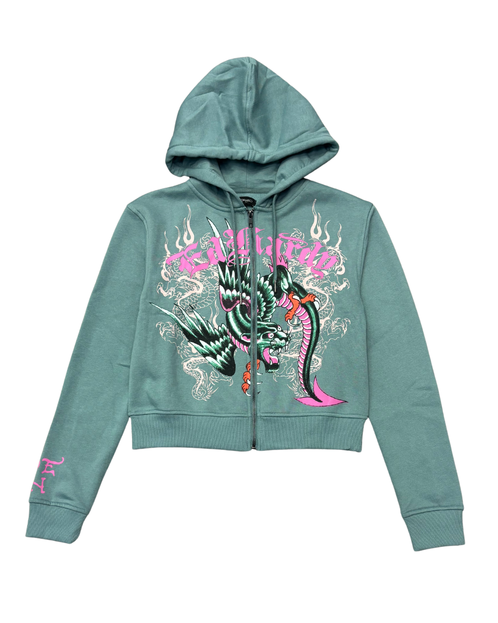 Womens Dragon Zip Up Hoodie