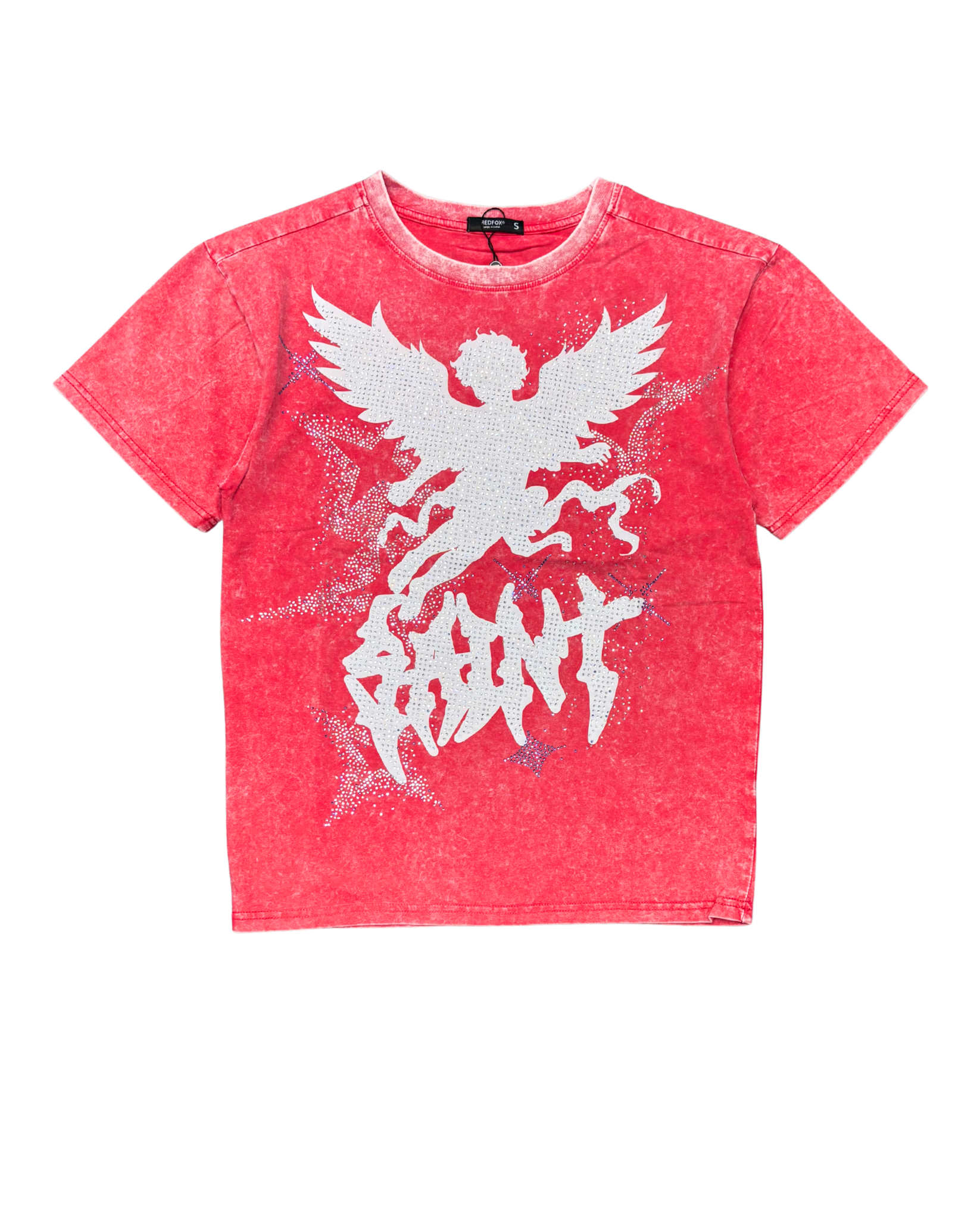 Womens Saint Rhinestone Shirt