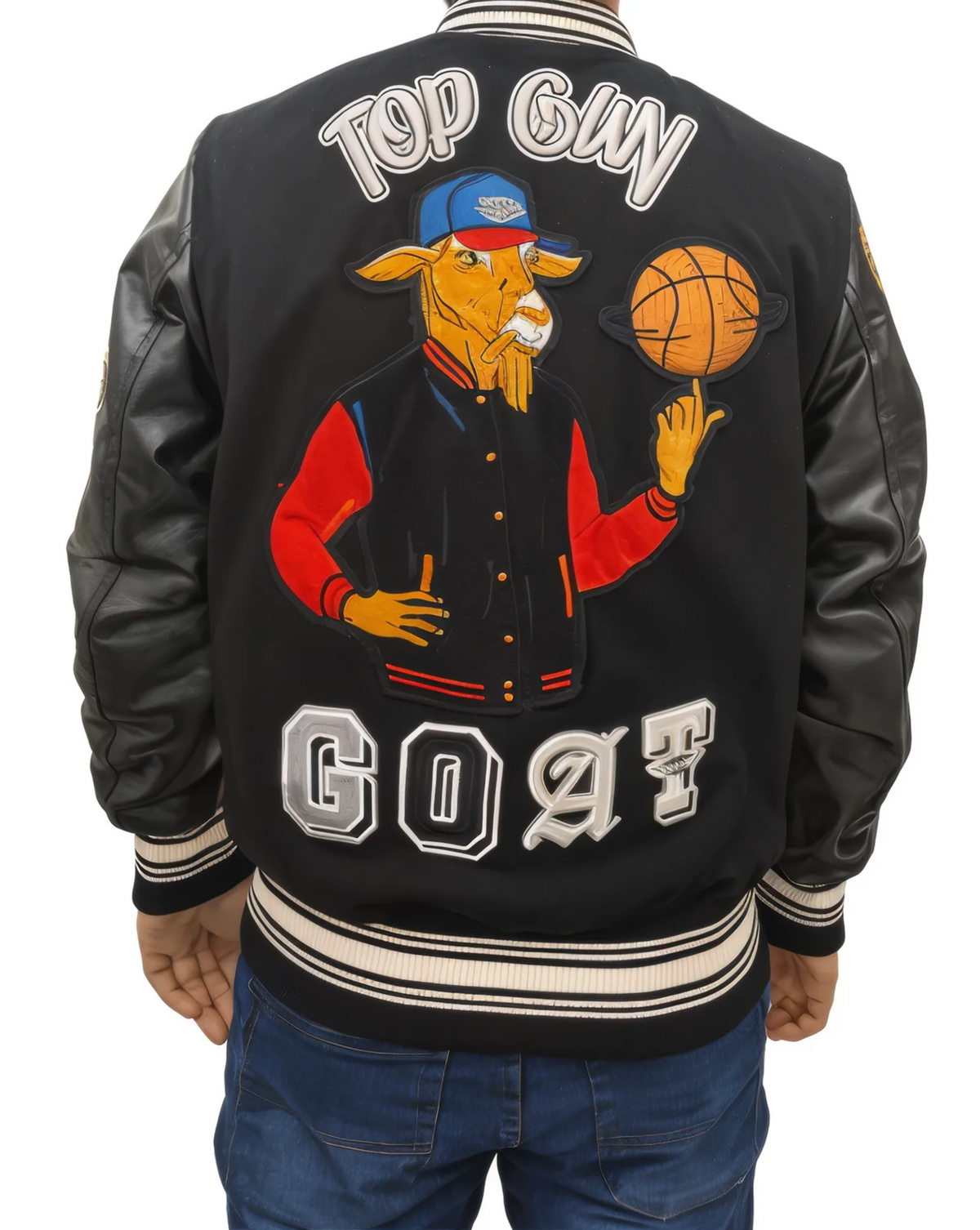 Mens Goat Varsity Jacket