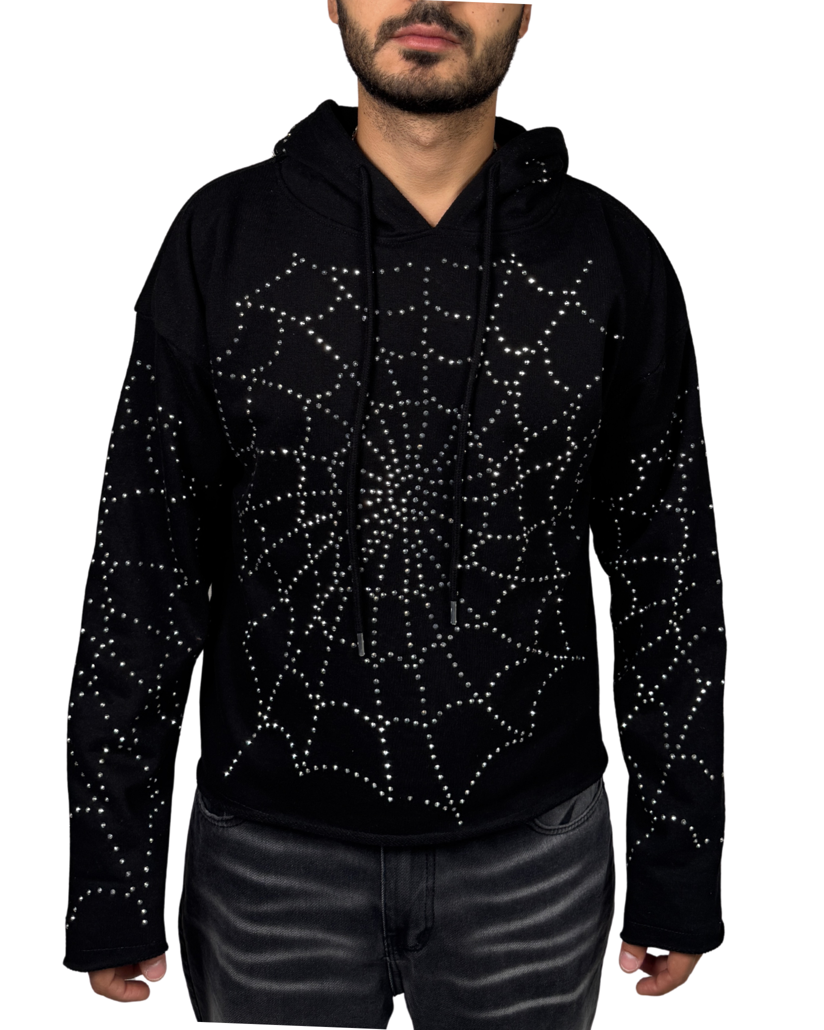 Mens Spider Web Hoodie