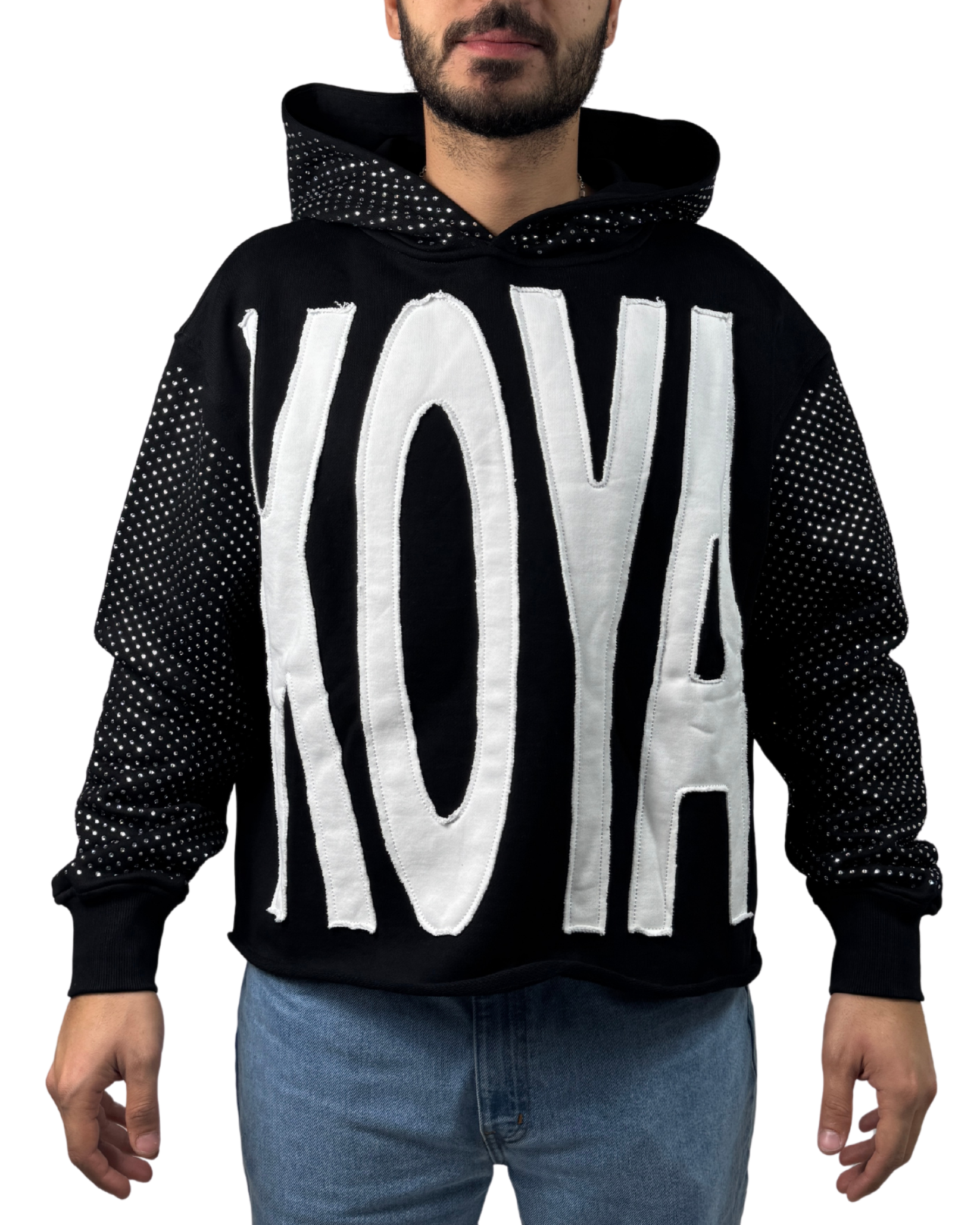 Mens Rhinestone Koya Hoodie