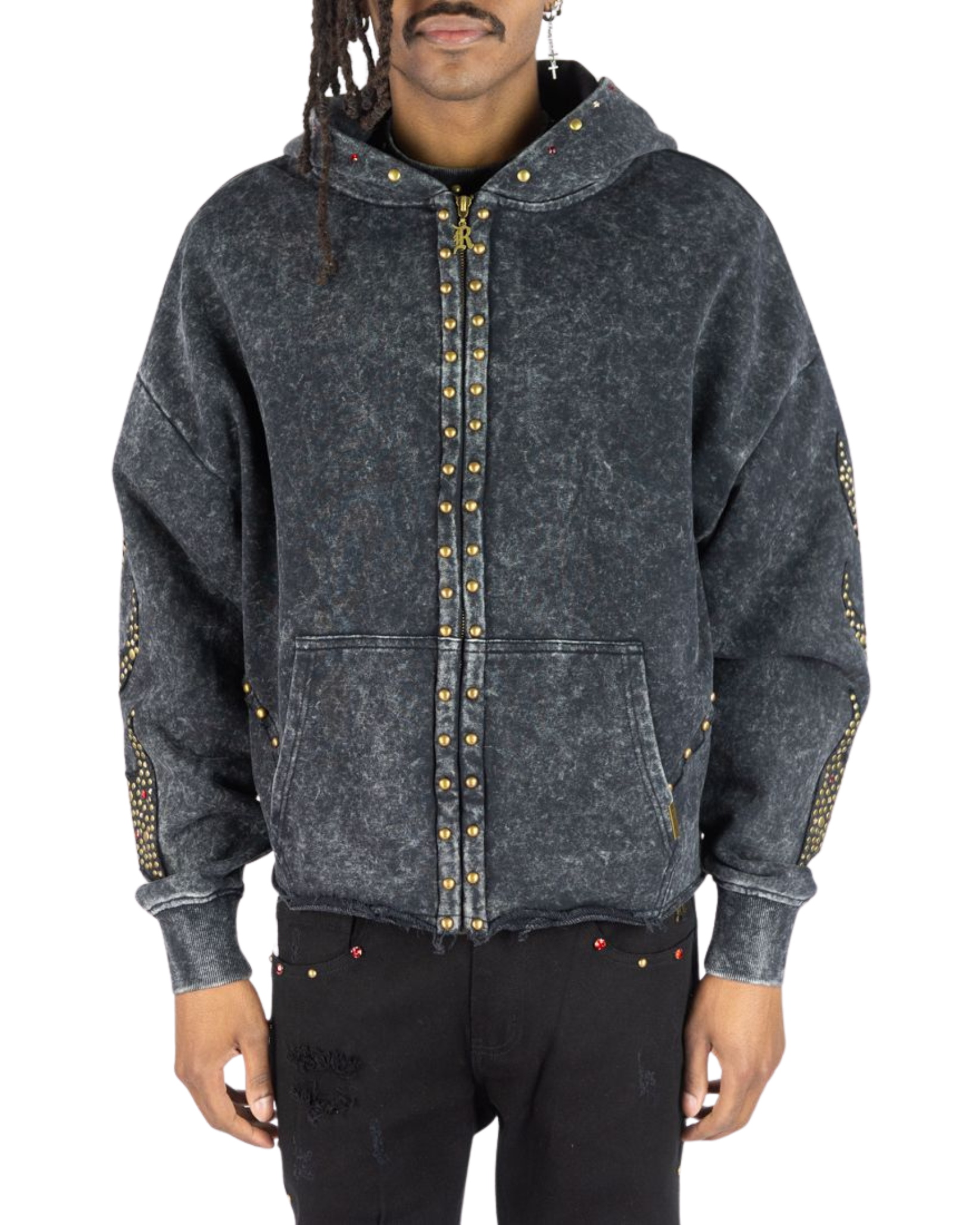 Mens Rebel Zipper Hoodie