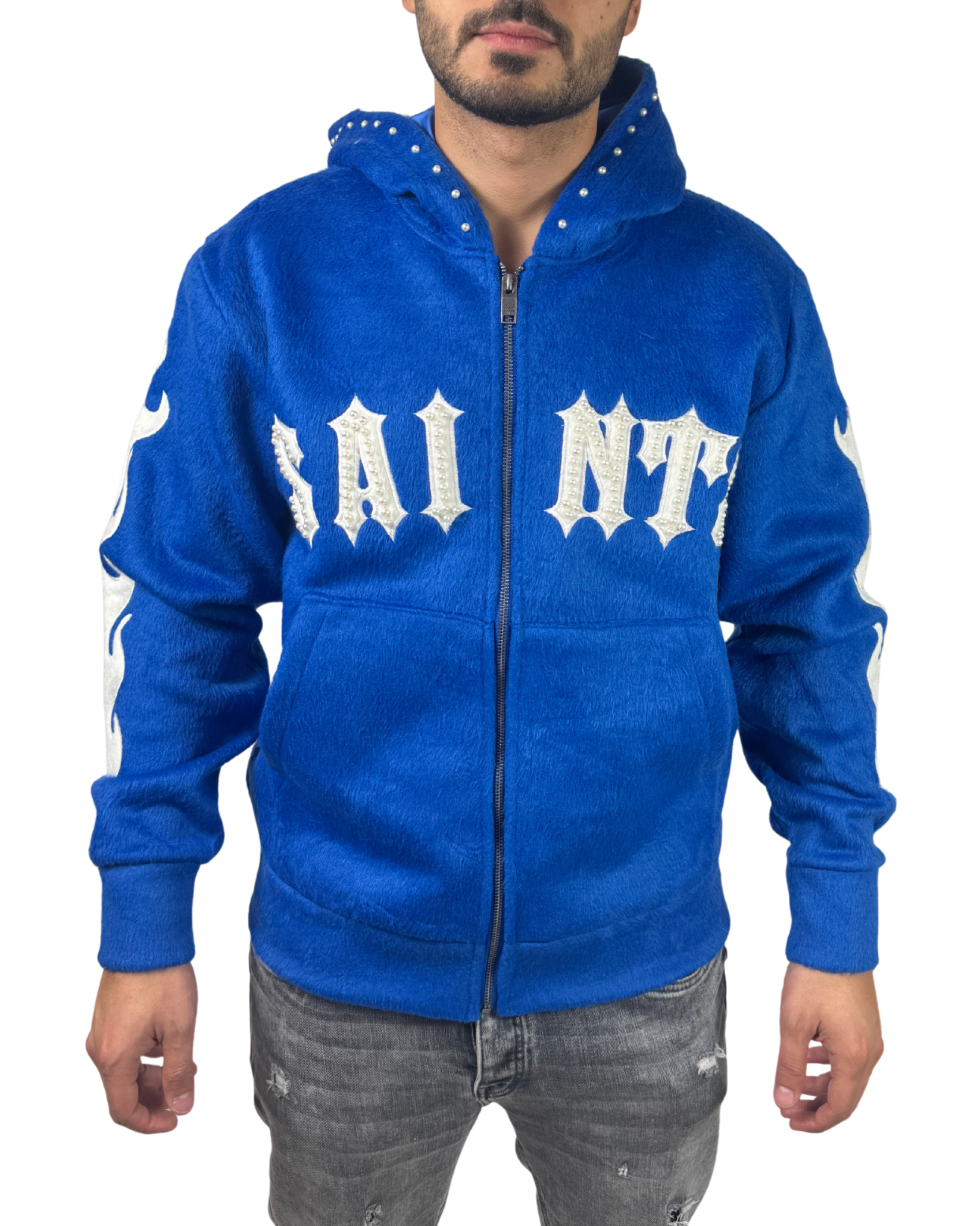 Mens Saints With Pearl Hoodie