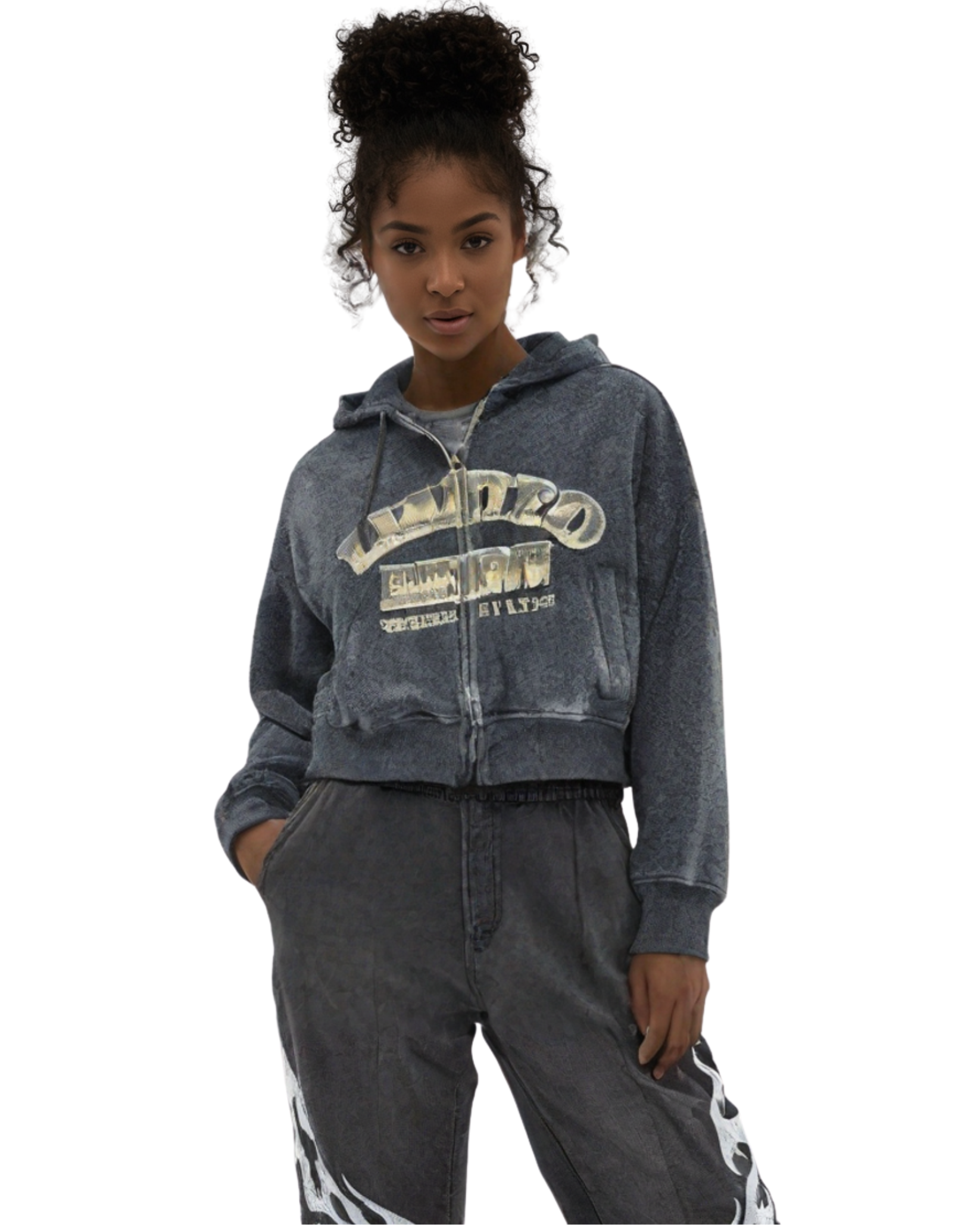Womens Limited Edition Crop Hoodie