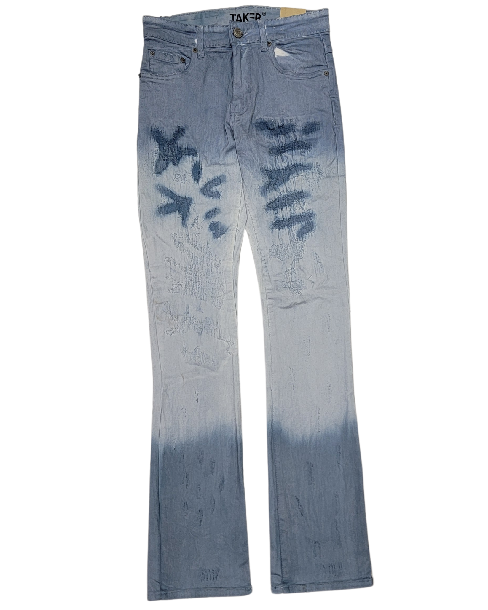 Mens Stacked Flare Fit Jean T4104