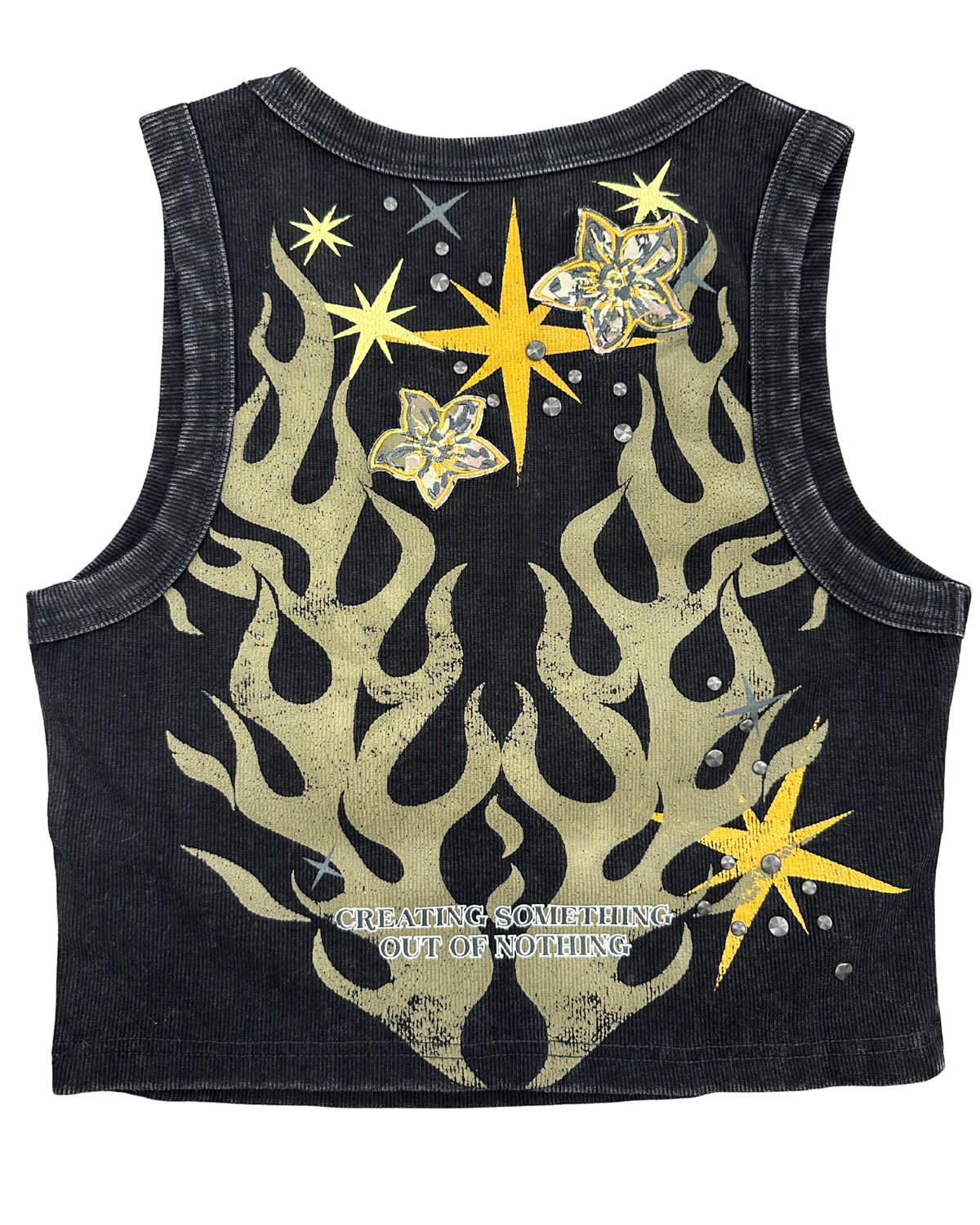 Womens Smoke Rise Sleeveless Crop Top