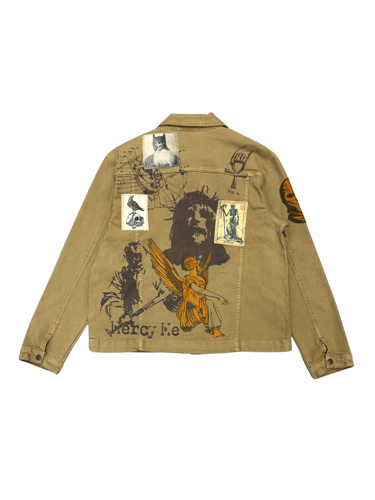 Mens Never More Canvas Shacket