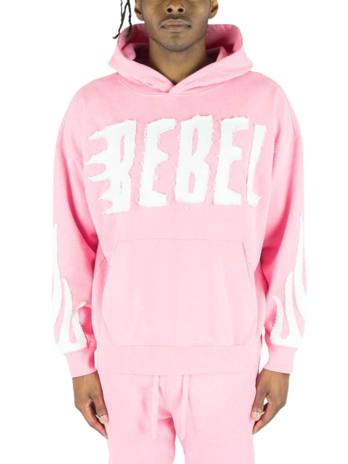 Mens Rebel Flame Hoodie