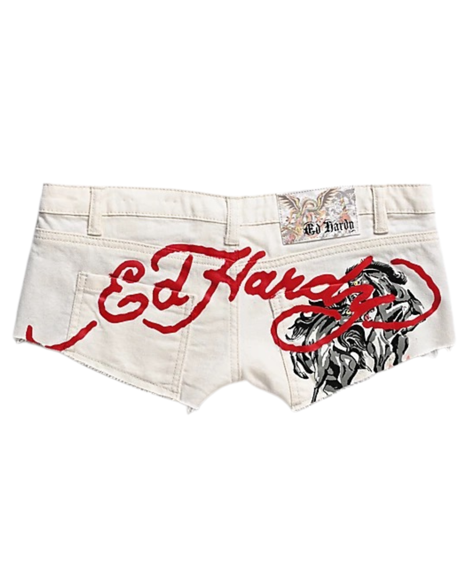 Womens Horses Micro Denim Short