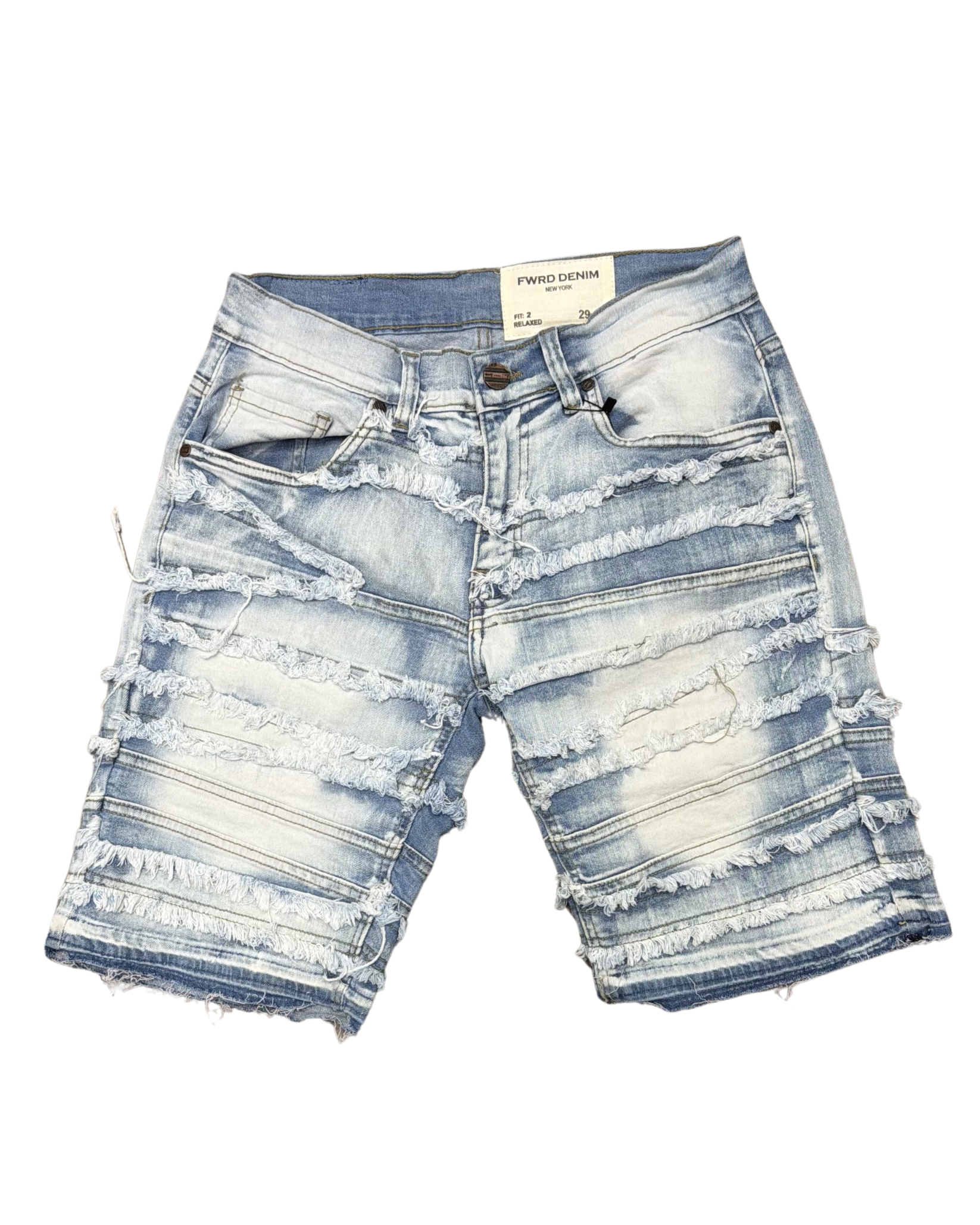 Mens Frayline Denim Short