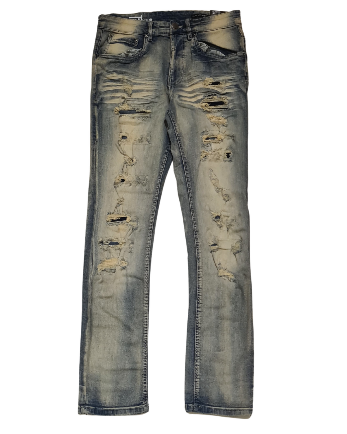Mens Slim Straight Fit Jeans 413015