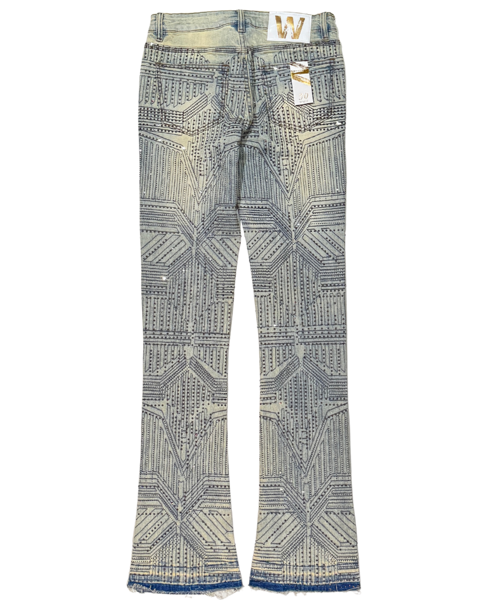 Mens Stacked Jeans M8521