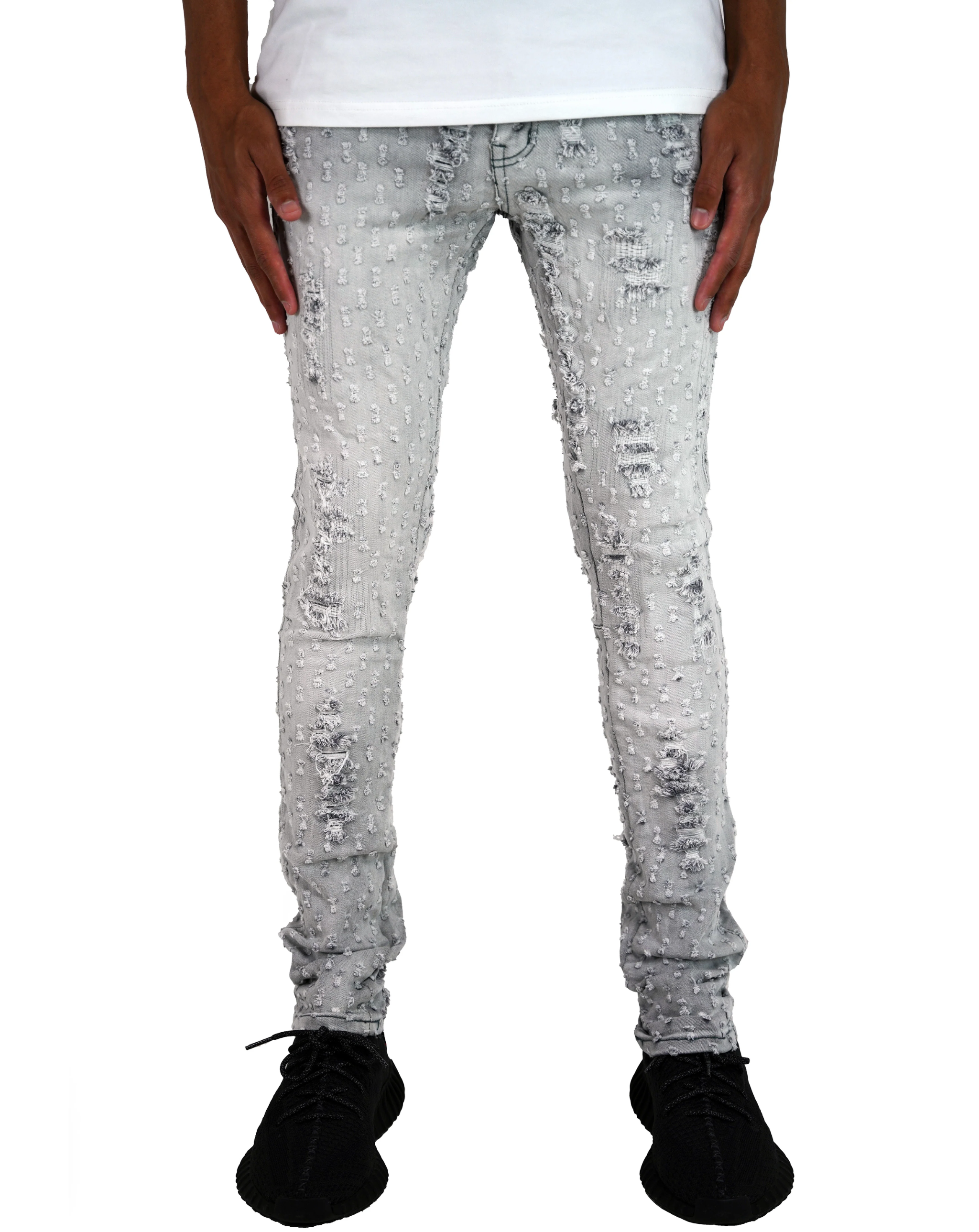 Mens Hellrazer Distressed Jeans