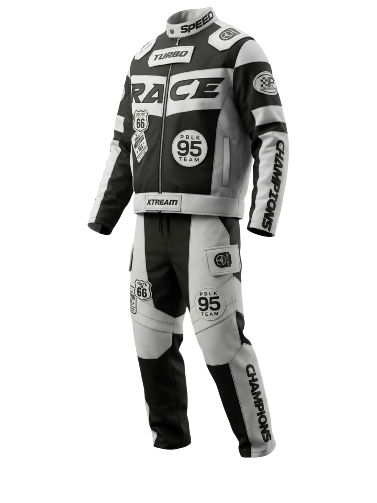Mens Turbo Race Nylon Jacket