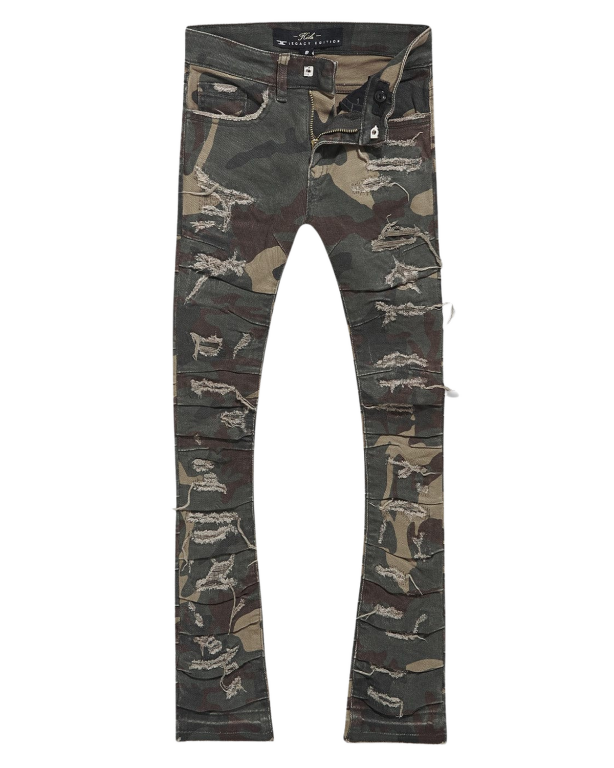 Kids Stacked Ripple Jeans 1157