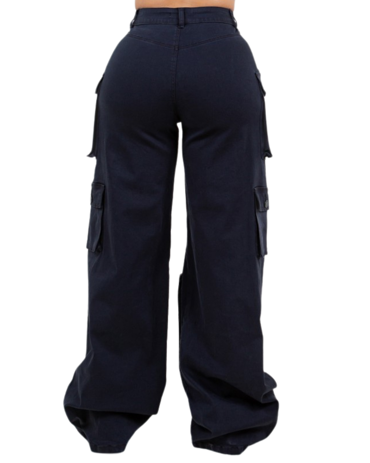 Womens Multi Pocket Cargo Denim Jean