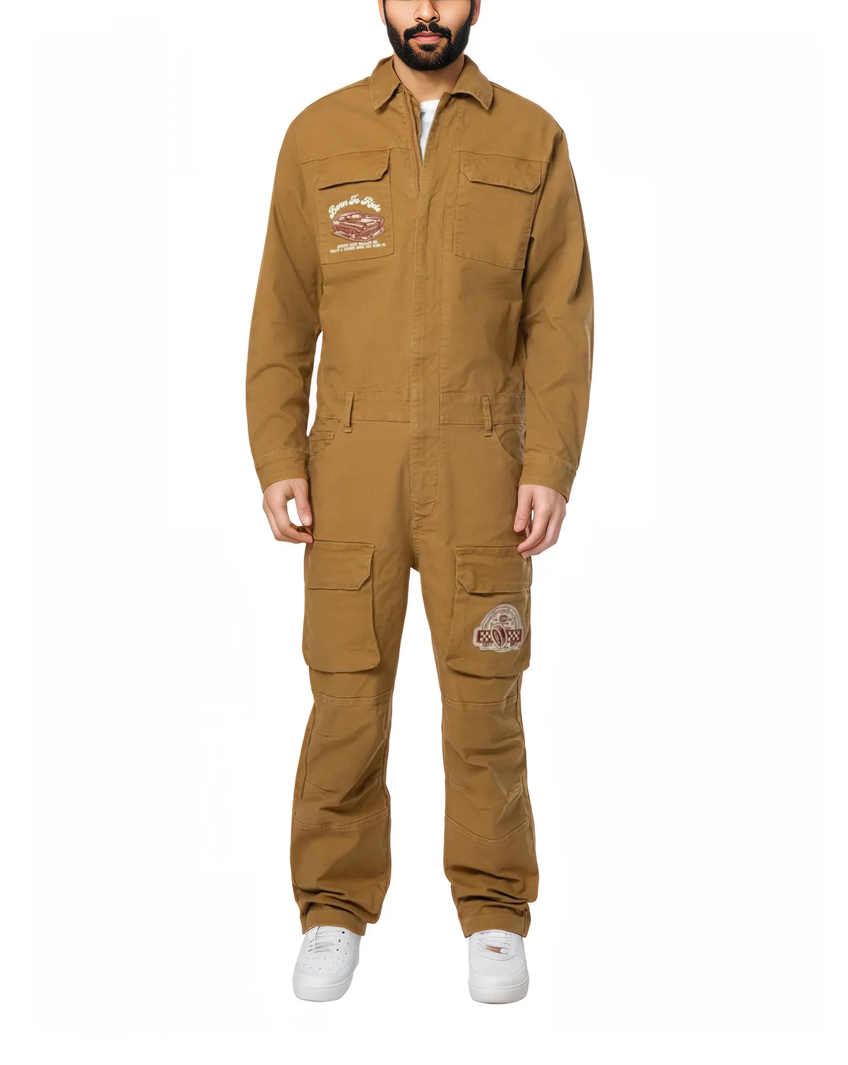 Mens Pitstop Canvas Jumpsuit JP24527