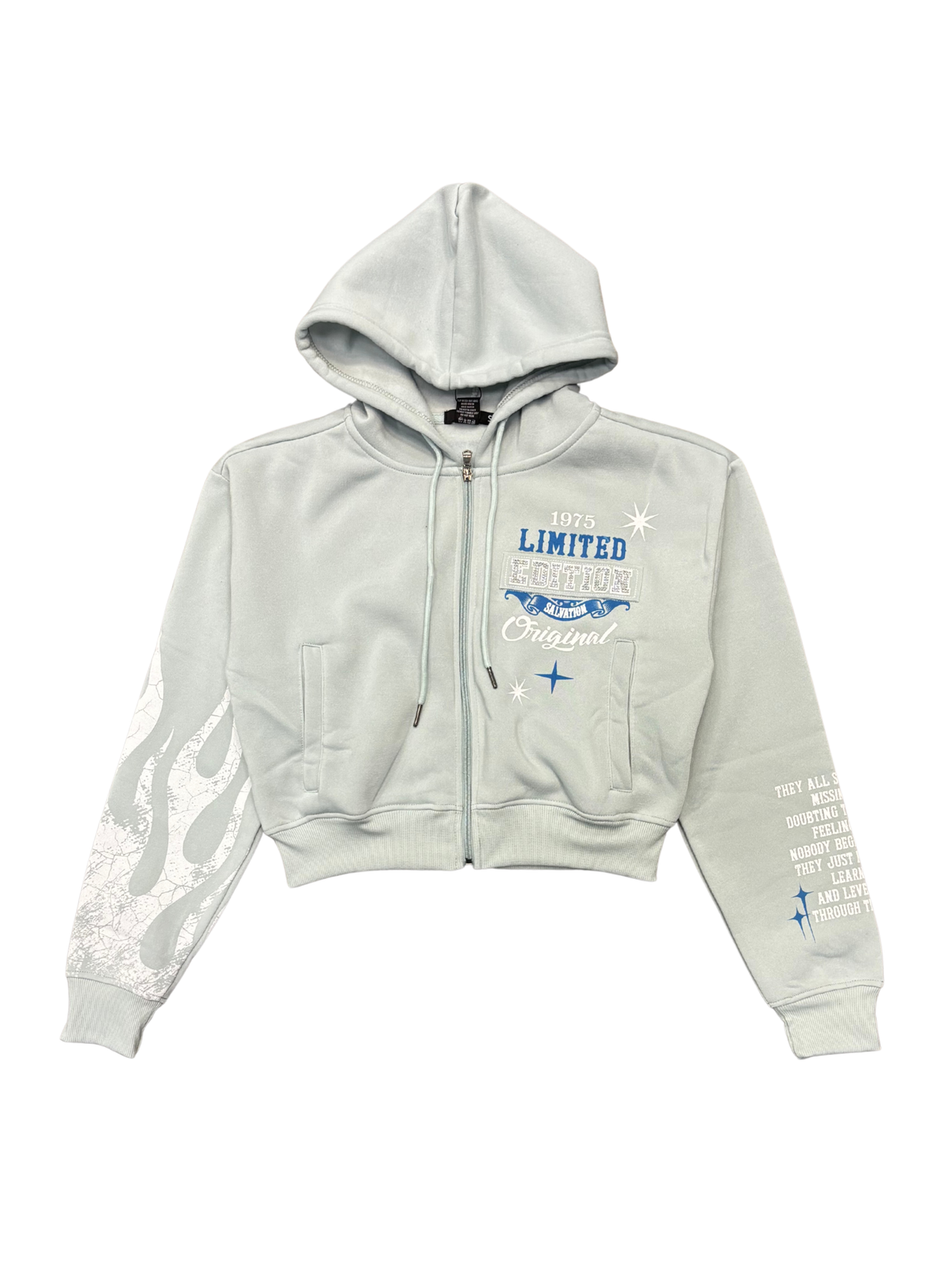 Womens Saint World Zipper Hoodie