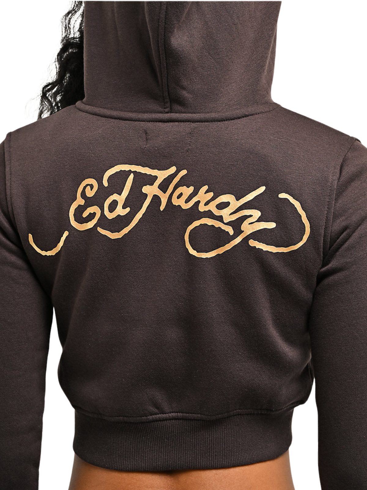 Womens Wing Skull Zip Hoodie