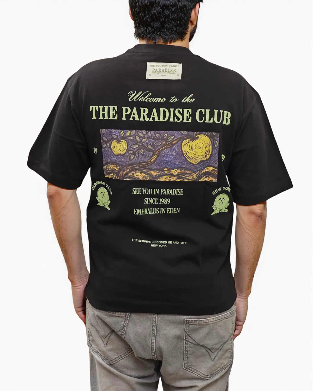 Mens Emeralds in Eden Boxy Tee