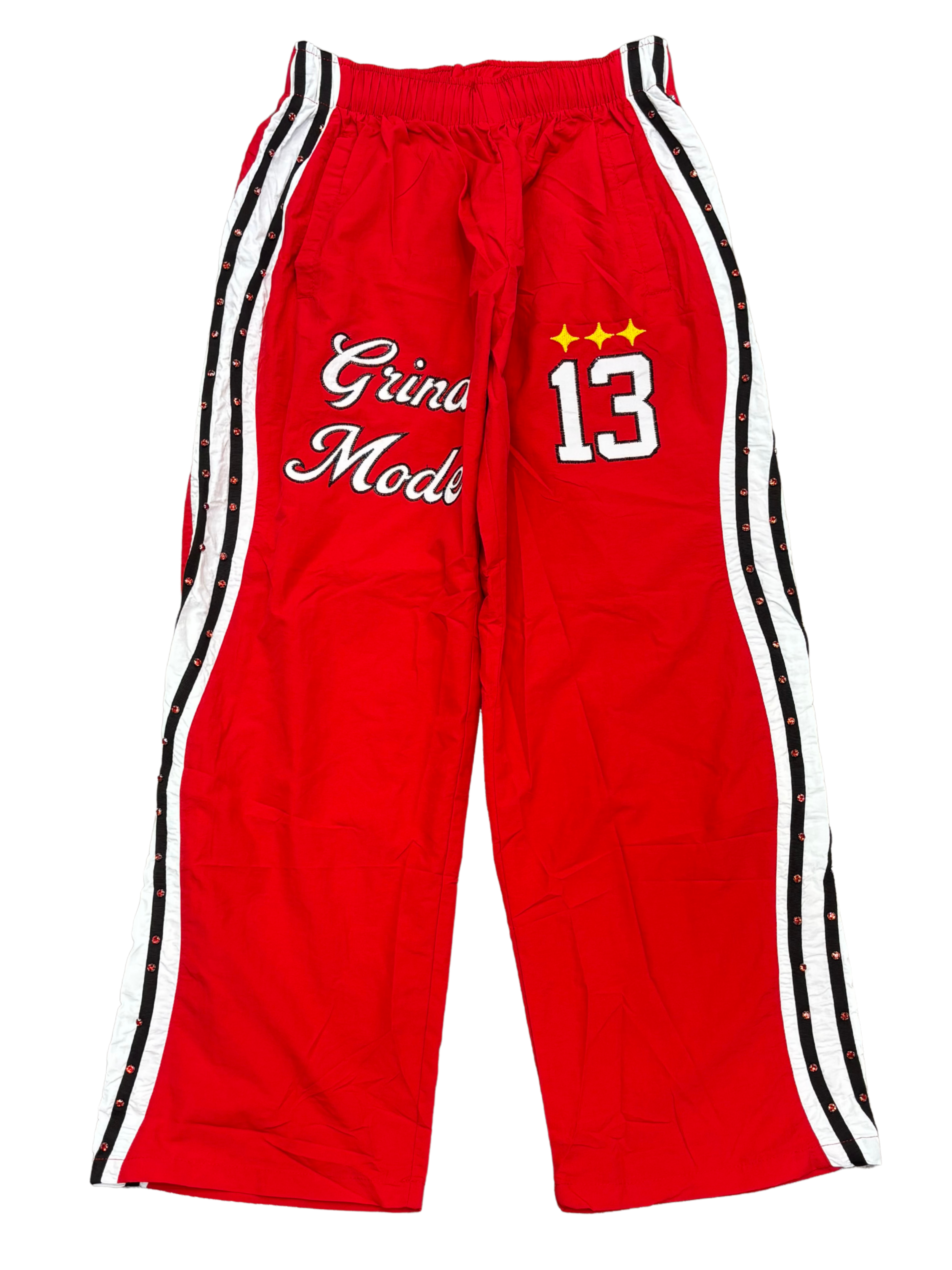 Mens Grind Never Stops Nylon Trackpants