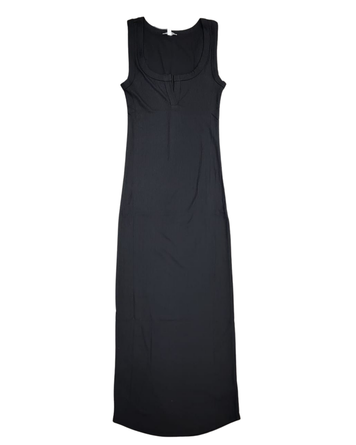 Womens Ribbed Maxi Bodycon Dress