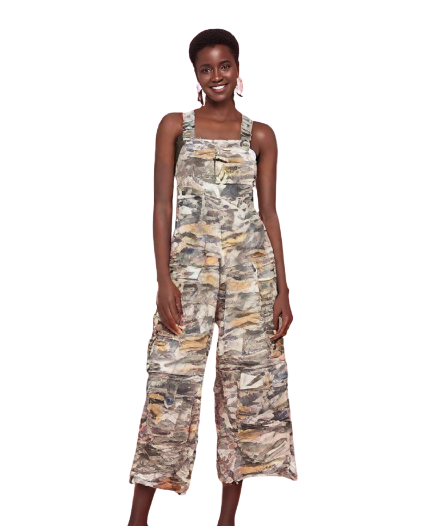 Womens Red Tiger Overall AP25711