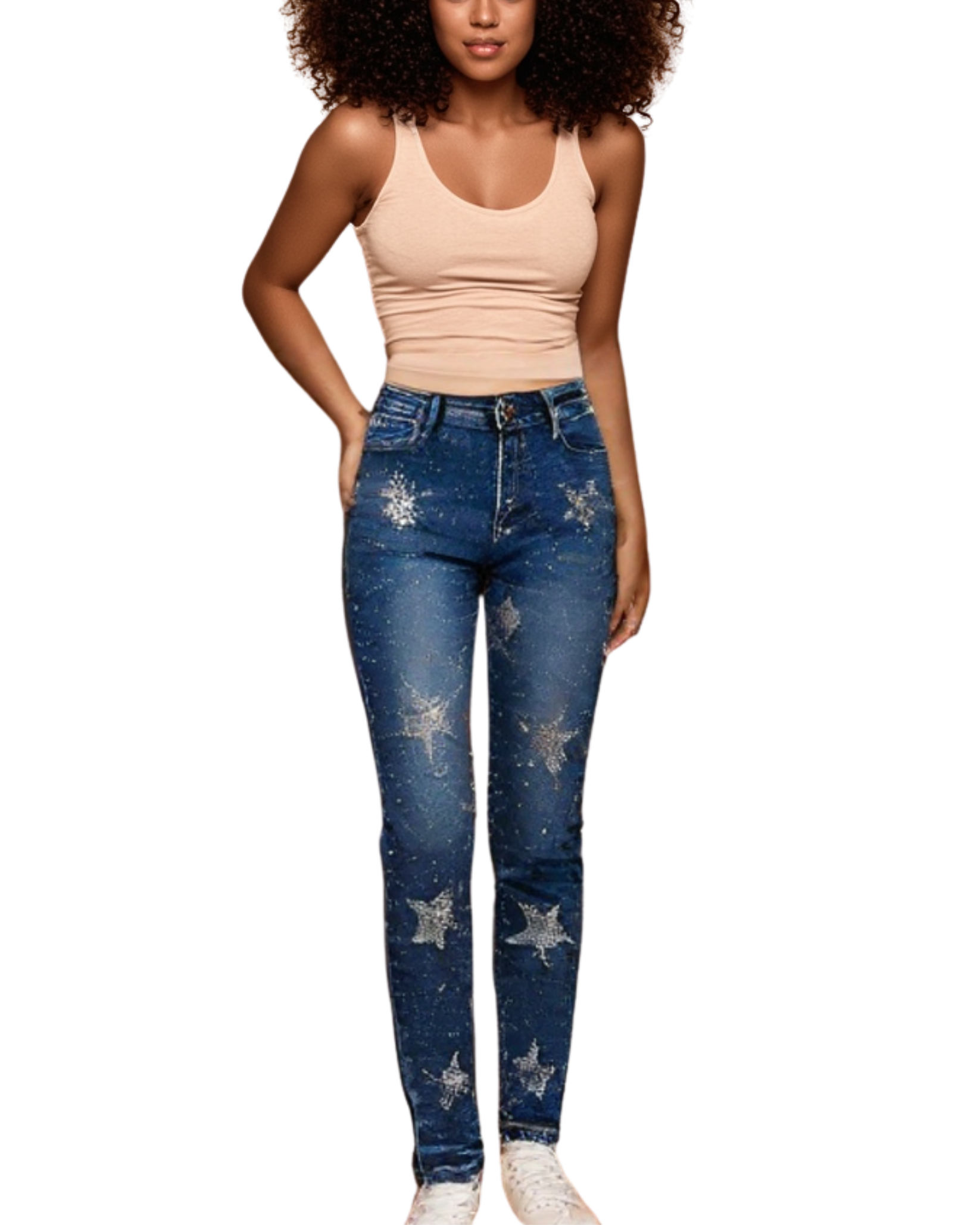 Womens Women Star Stone Jean 421