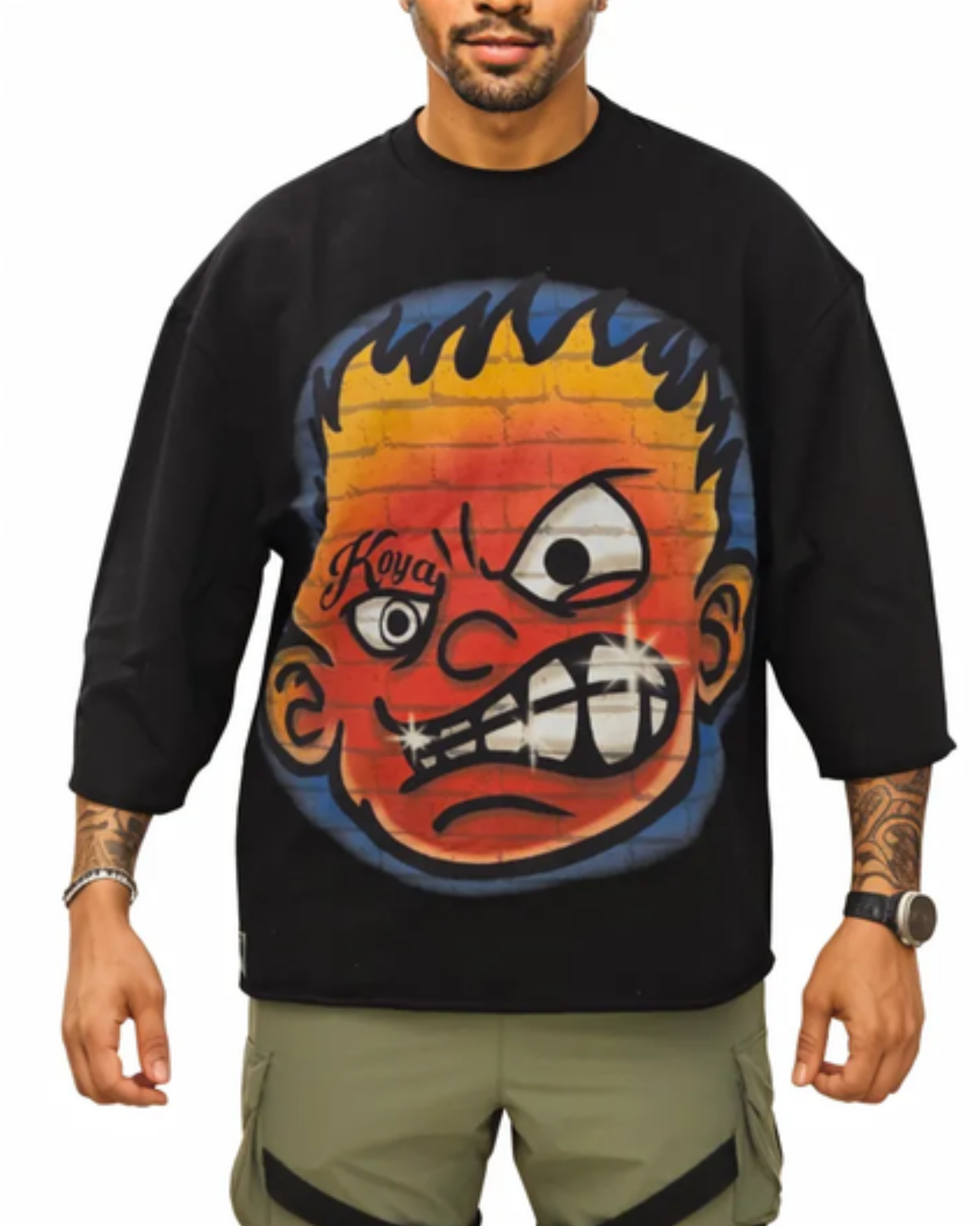 Mens Grumpy Kid Fleece Shirt
