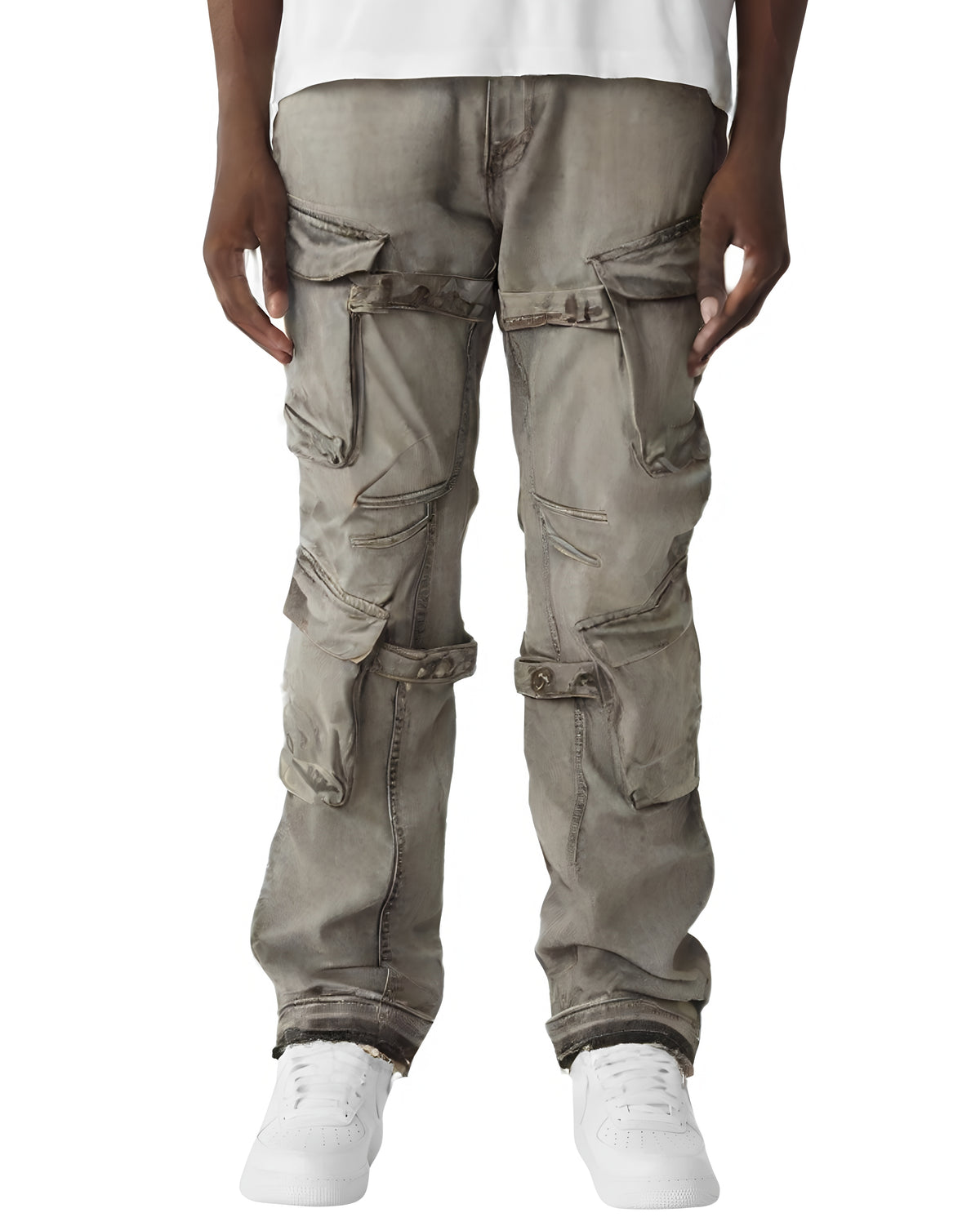 Mens Stacked Cargo Jean 8260