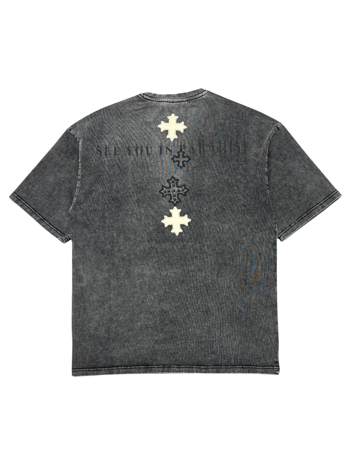 Mens Chrome Hearts Studded Patch Shirt