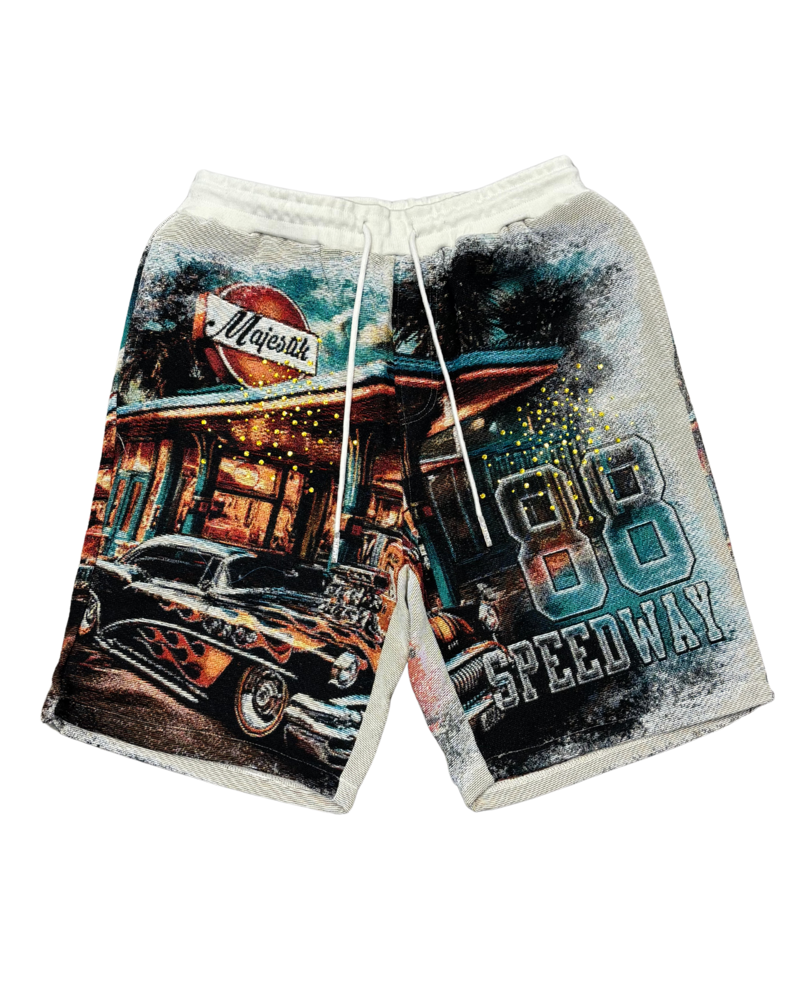 Mens Speedway Tapestry Shorts