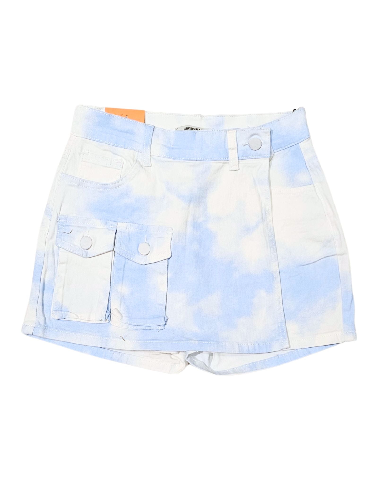 Womens Dye Multi Pocket Skirt