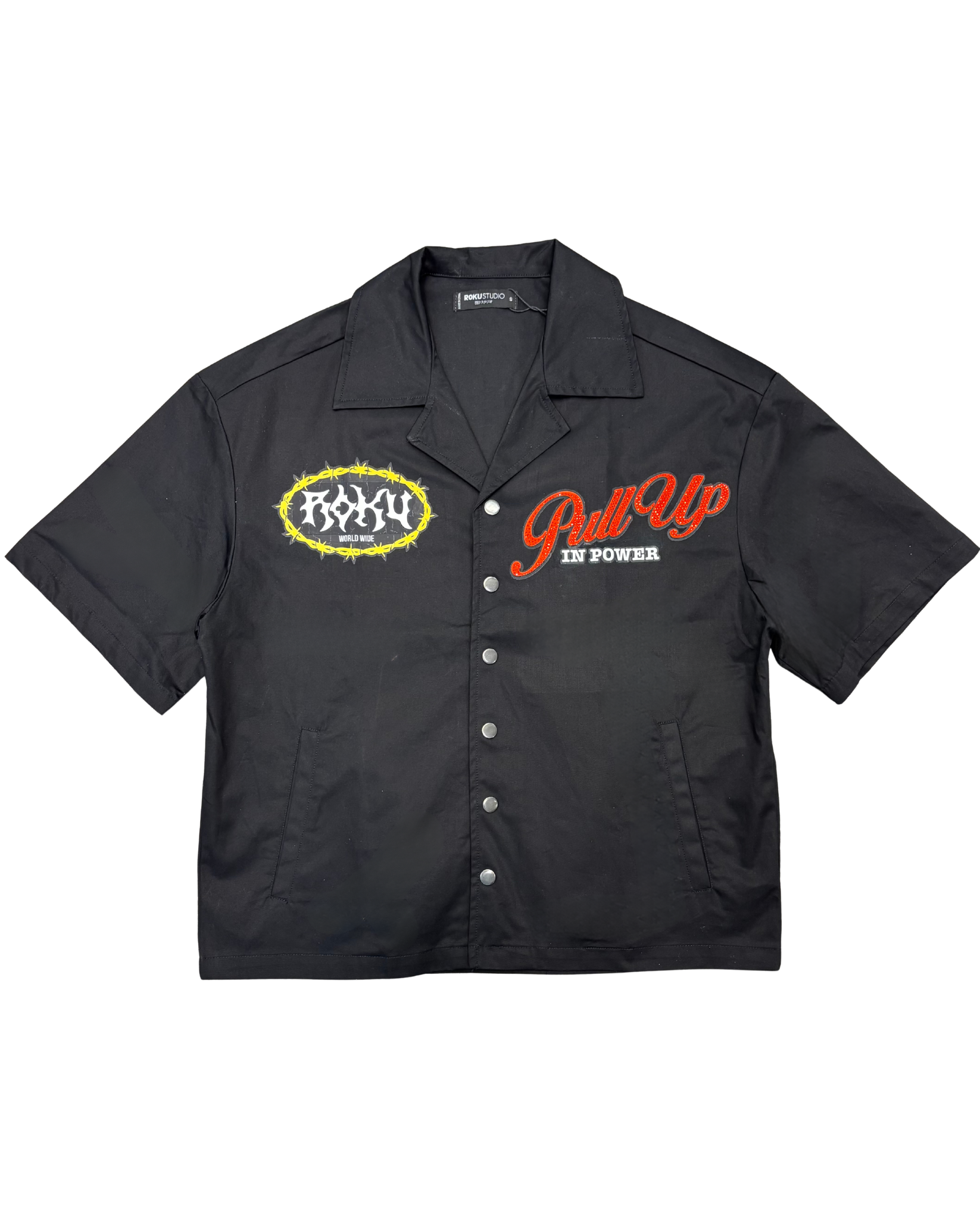 Mens Barbwire Half Sleeve Shirt
