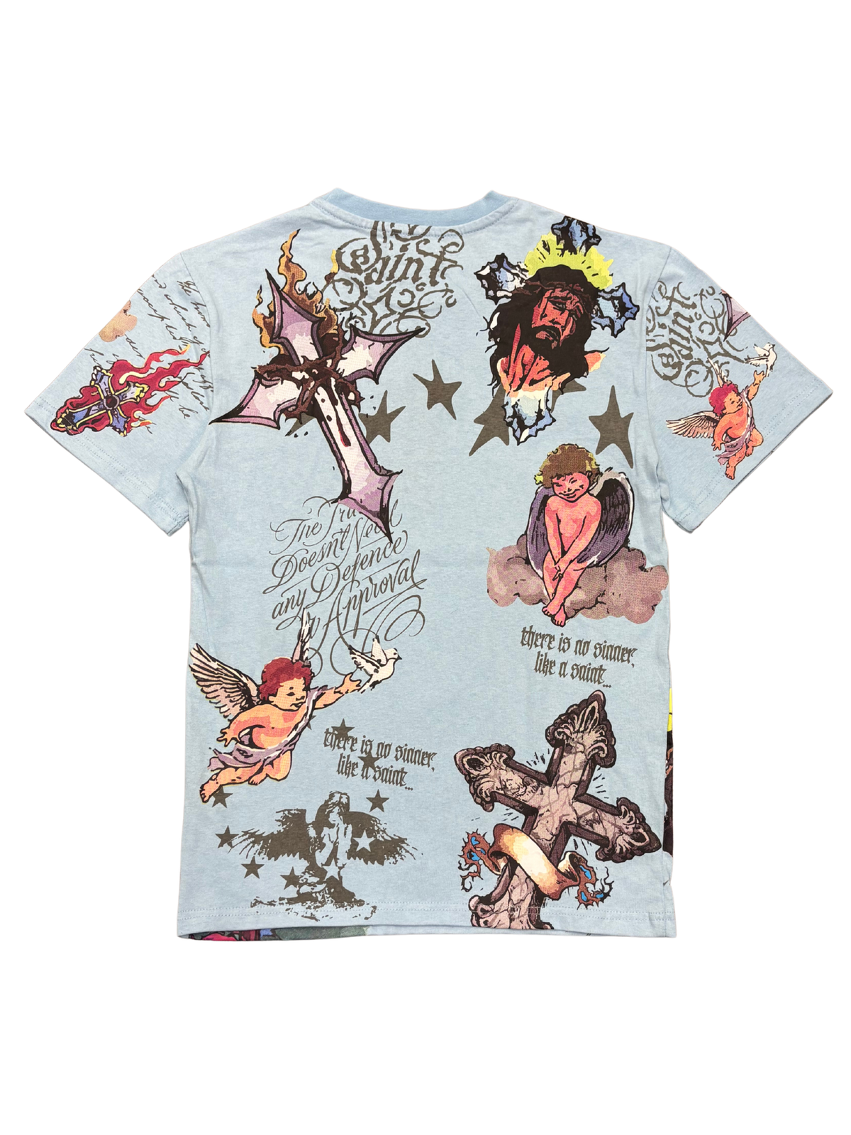 Mens Angels and Crosses Shirt