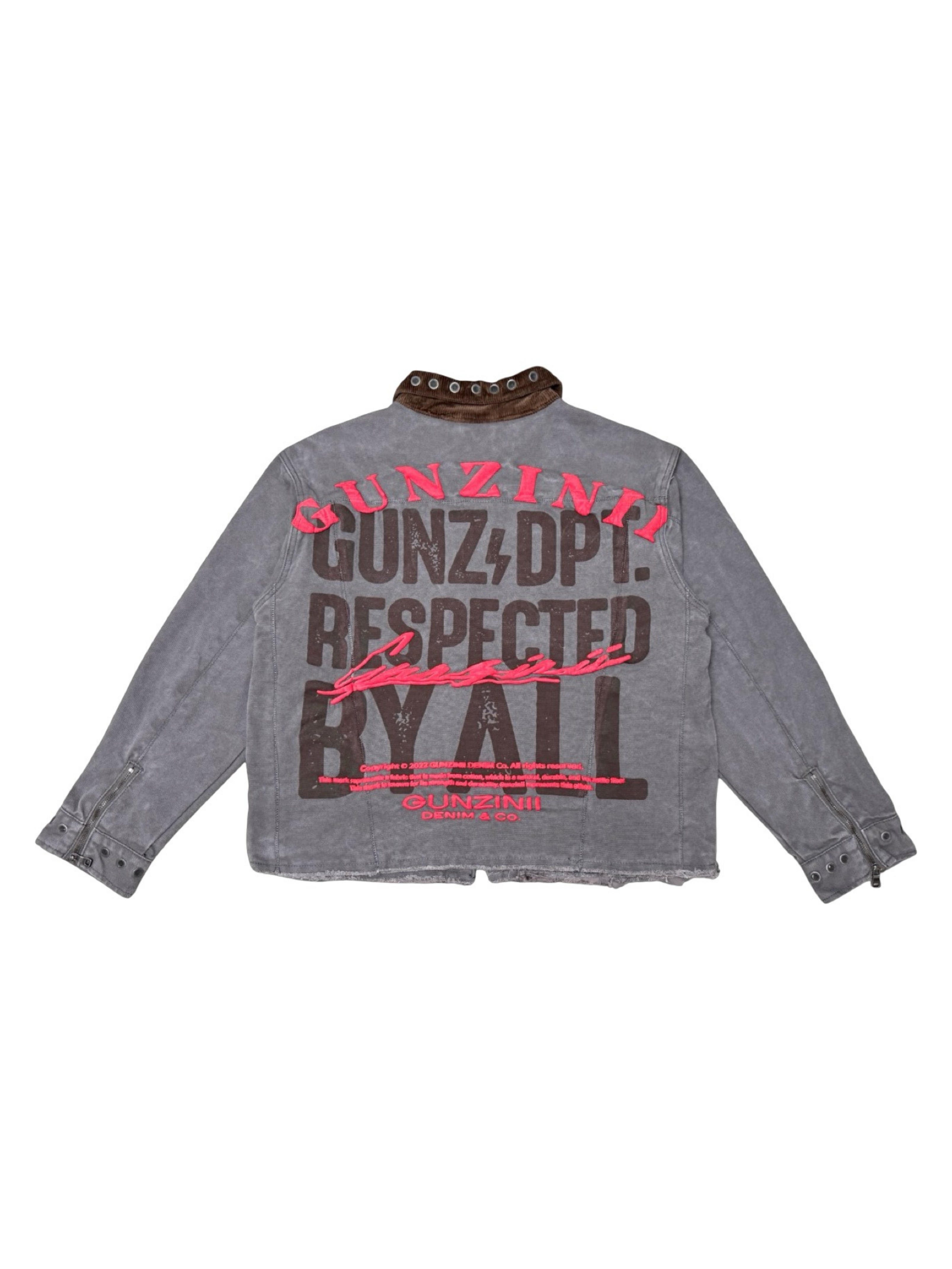 Mens Respected Canvas Zip Jacket