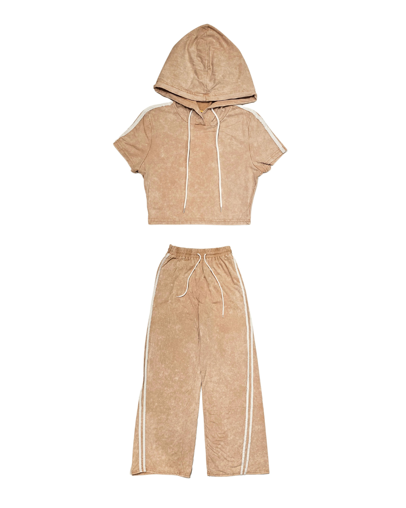 Womens Oversize Stripe Sweat Shirt And Pant